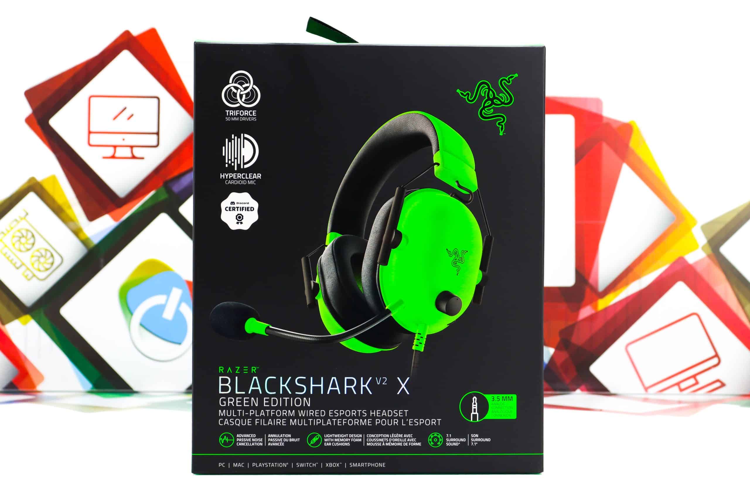 Gaming slušalice Razer BLACKSHARK V2 X Green Edition