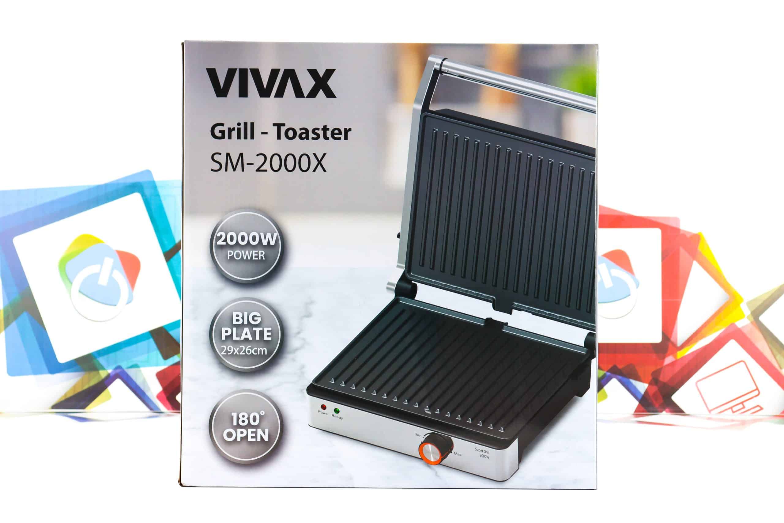 Toster grill Vivax SM-2000X 2000W