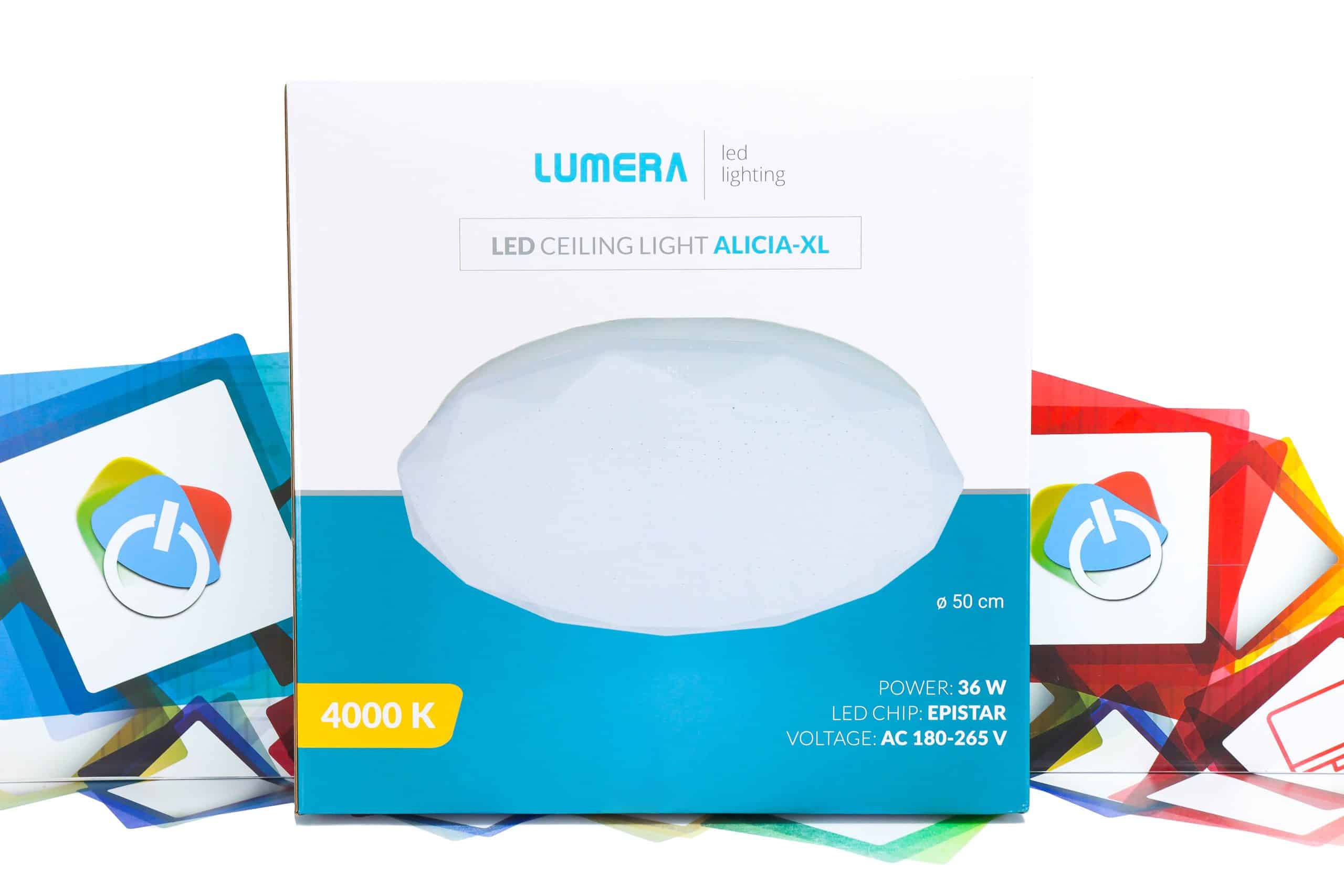 LED Plafonjera Lumera Alicia-XL 36W 4000K zvjezdano nebo