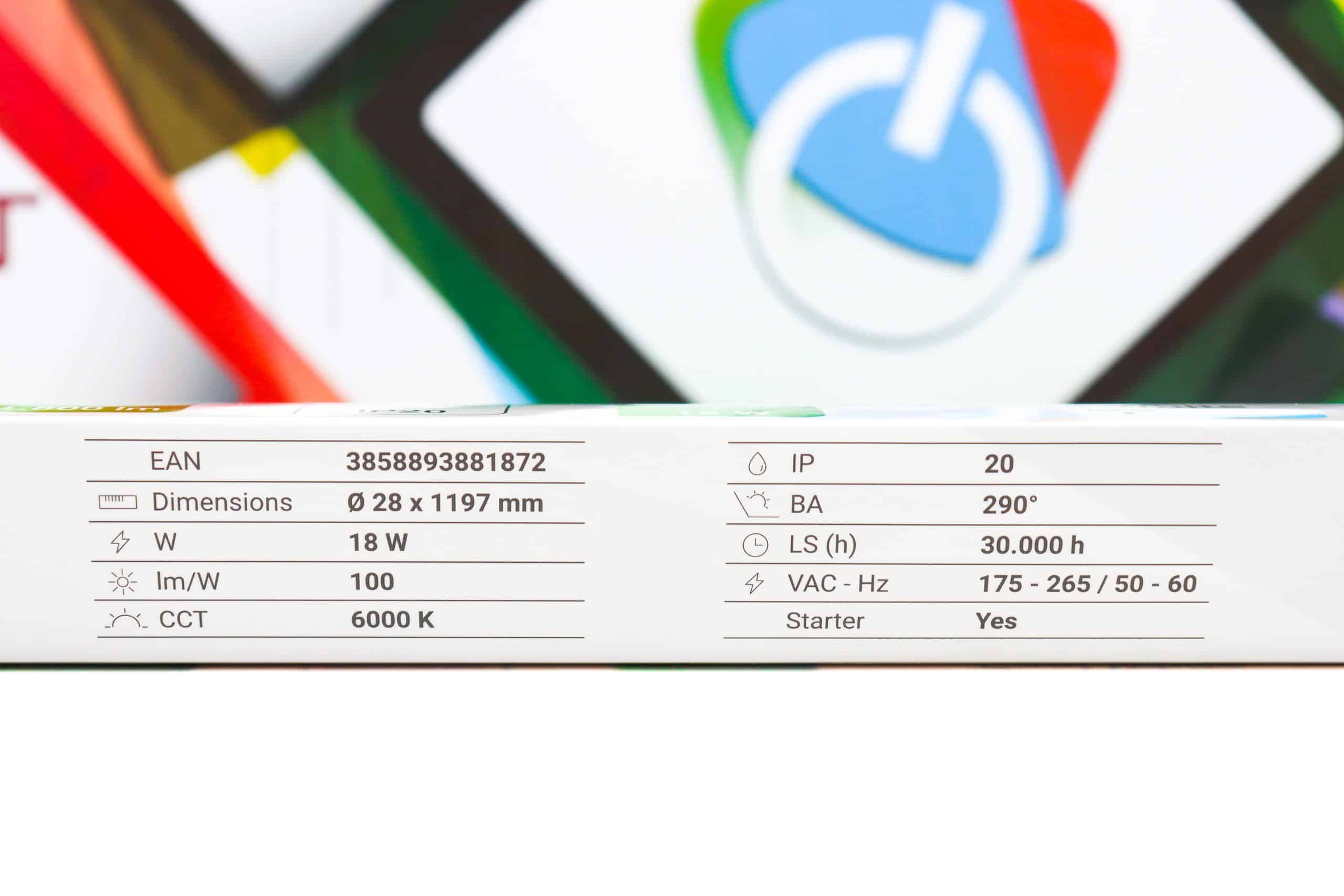 LED cijev Green Tech T8-G3-18W-CW 18W - Slika 3