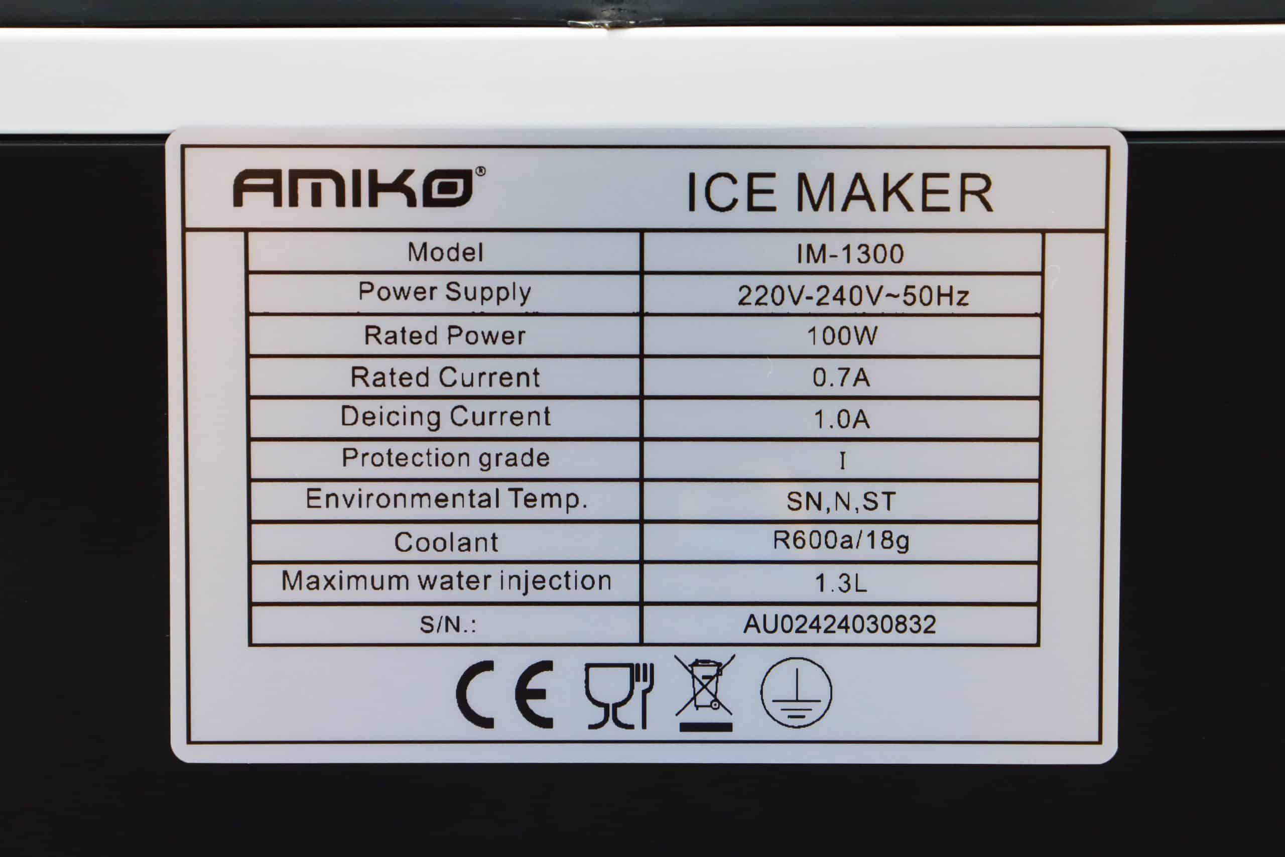 Ledomat Amiko Ice Maker IM1300 100W 1,3l - Slika 5
