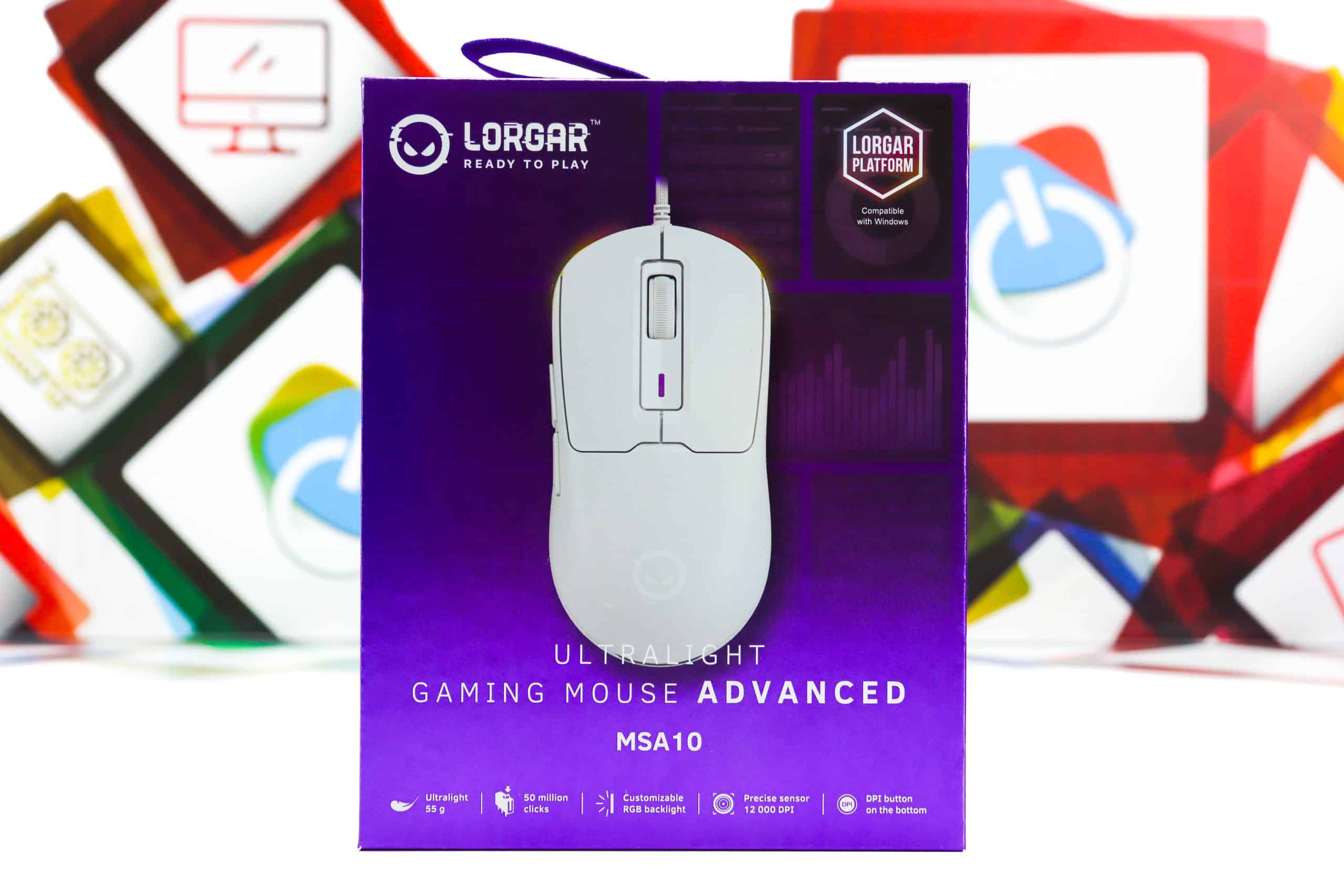 Gaming miš Lorgar Advanced MSA10 white bijeli