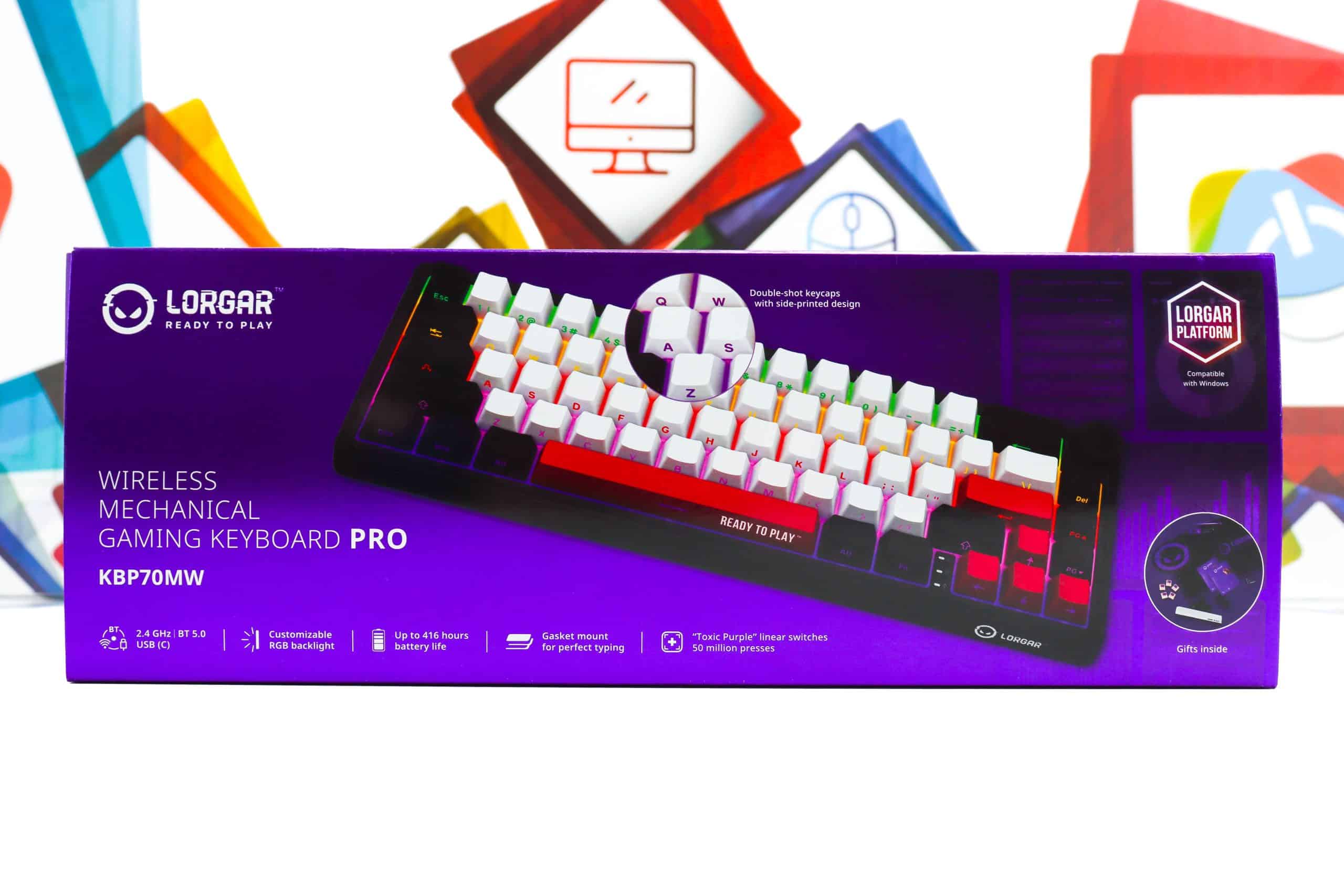 Gaming bežična tipkovnica Lorgar KBP70MW mehanička crna