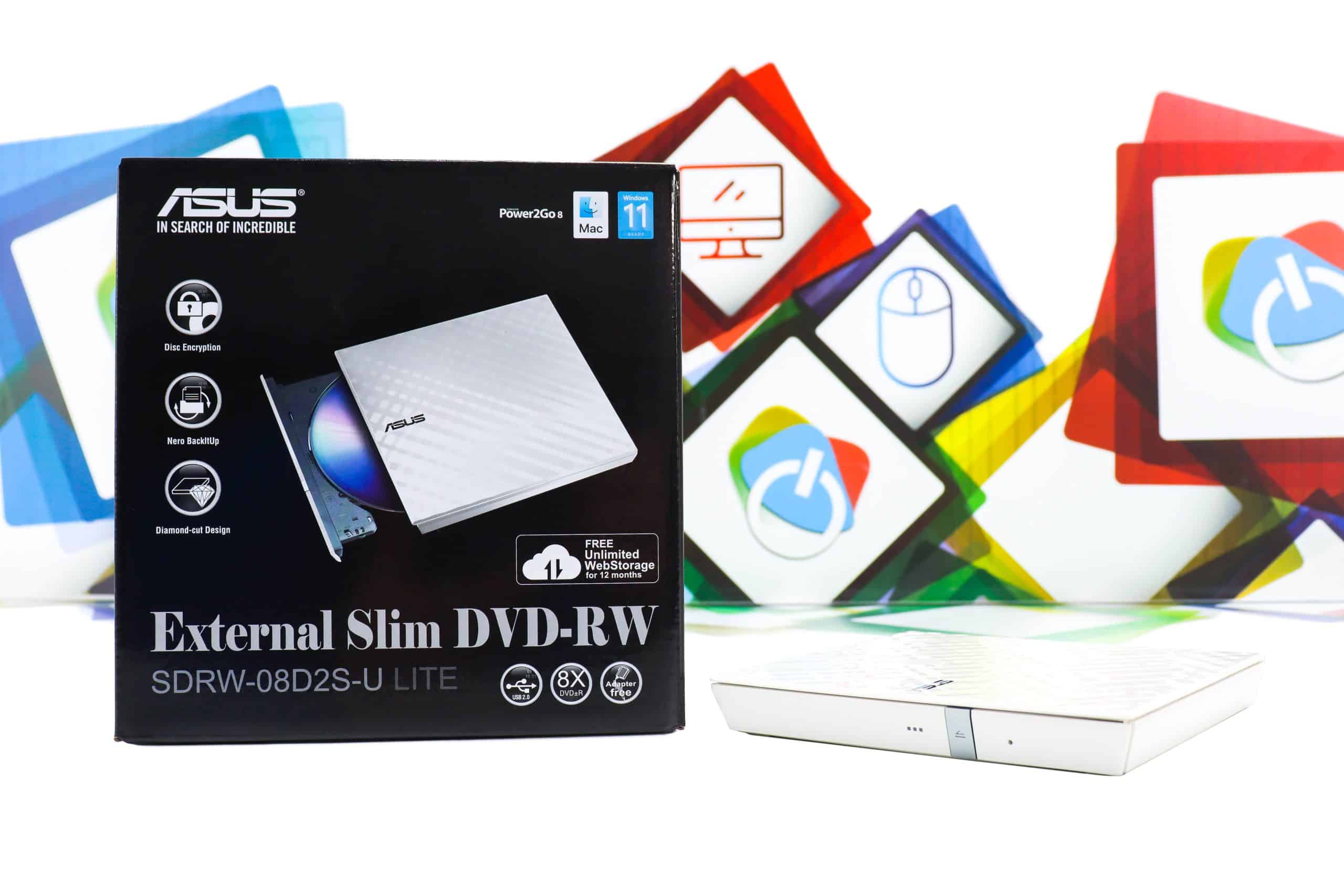 Eksterni čitač CD / DVD RW Asus SDRW-08D2S-U Lite