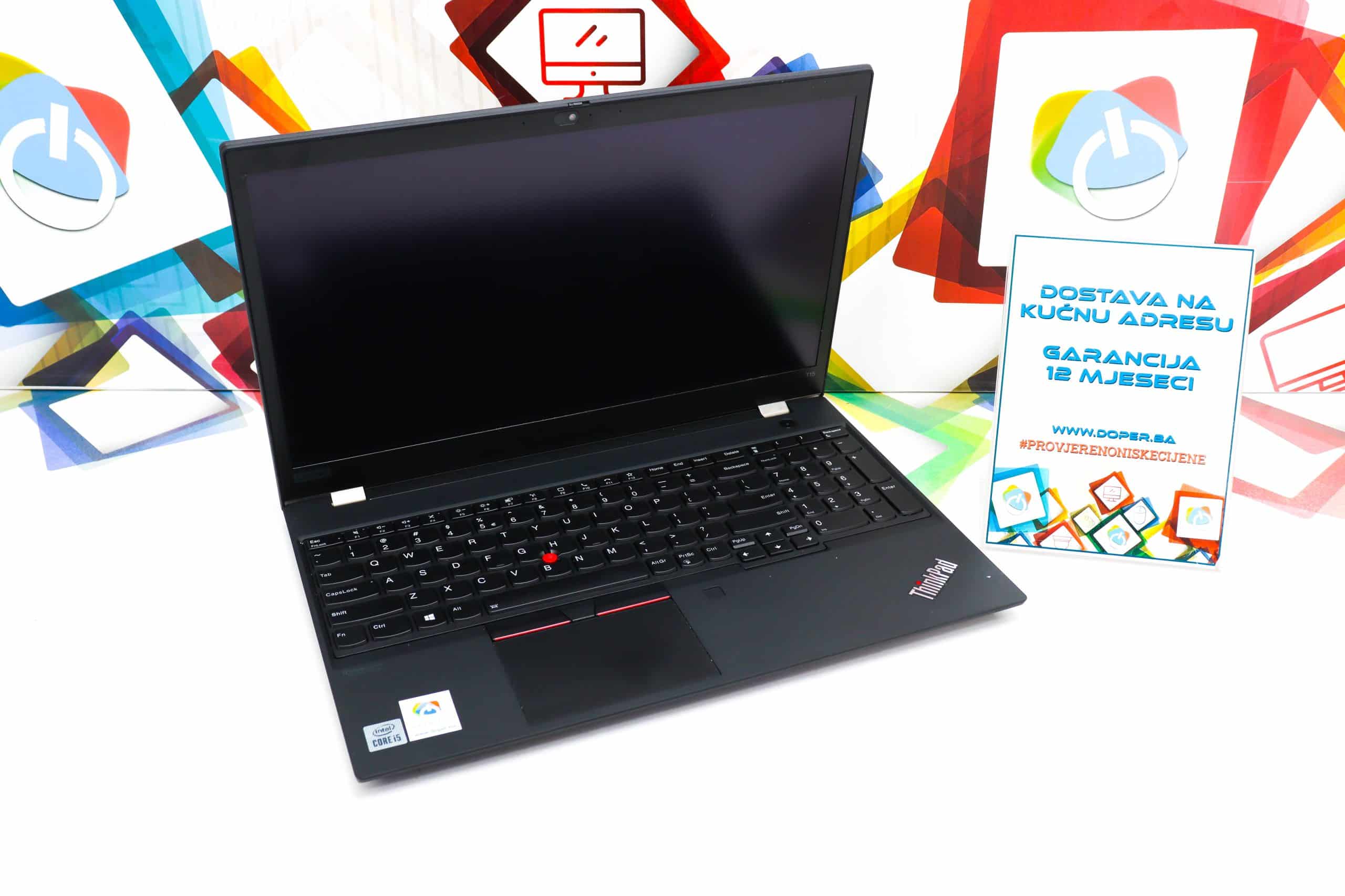 Laptop Lenovo T15 i5-10210u 256GB SSD 16GB DDR4 15,6" Touchscreen - Slika 6