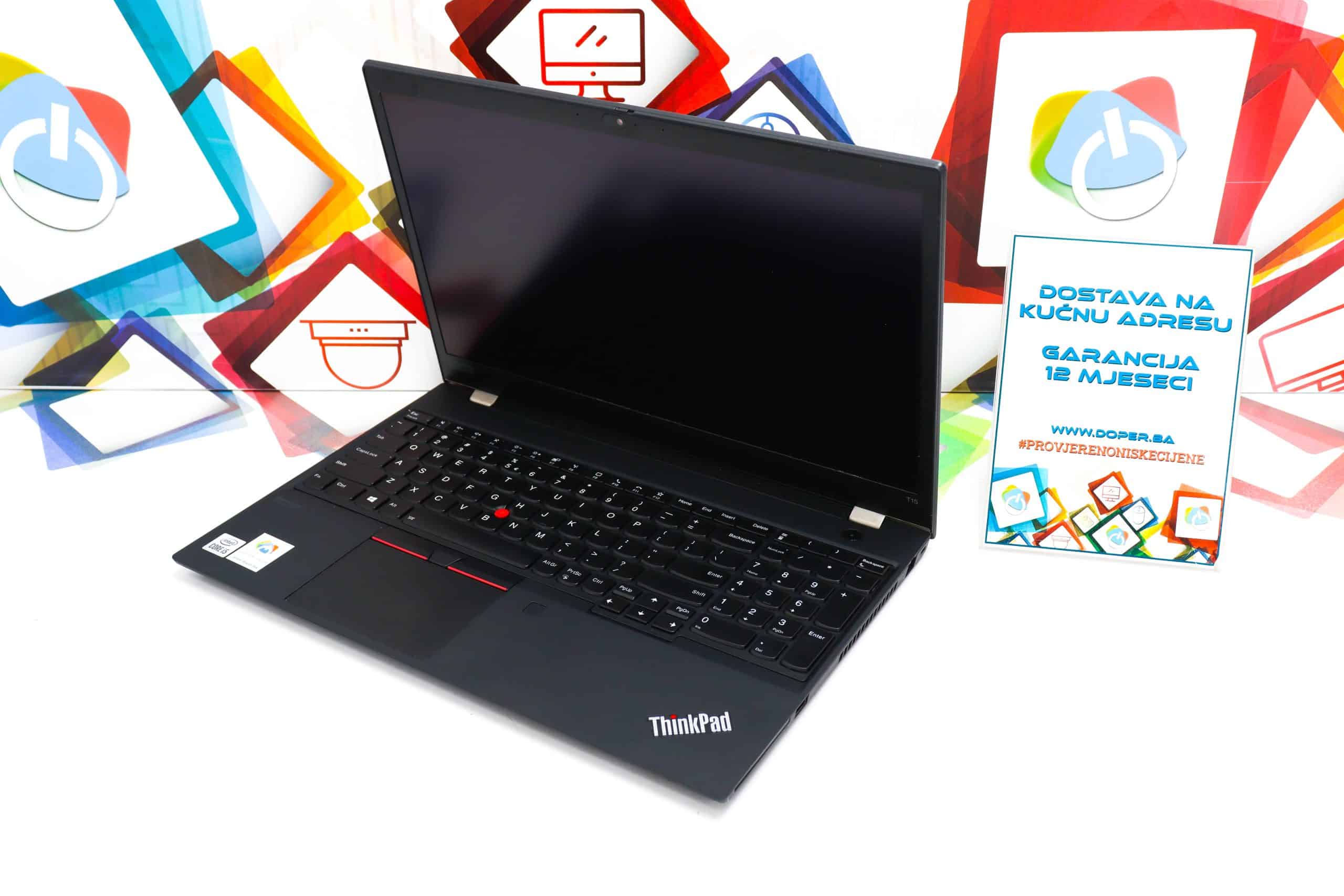 Laptop Lenovo T15 i5-10210u 256GB SSD 16GB DDR4 15,6" Touchscreen - Slika 2