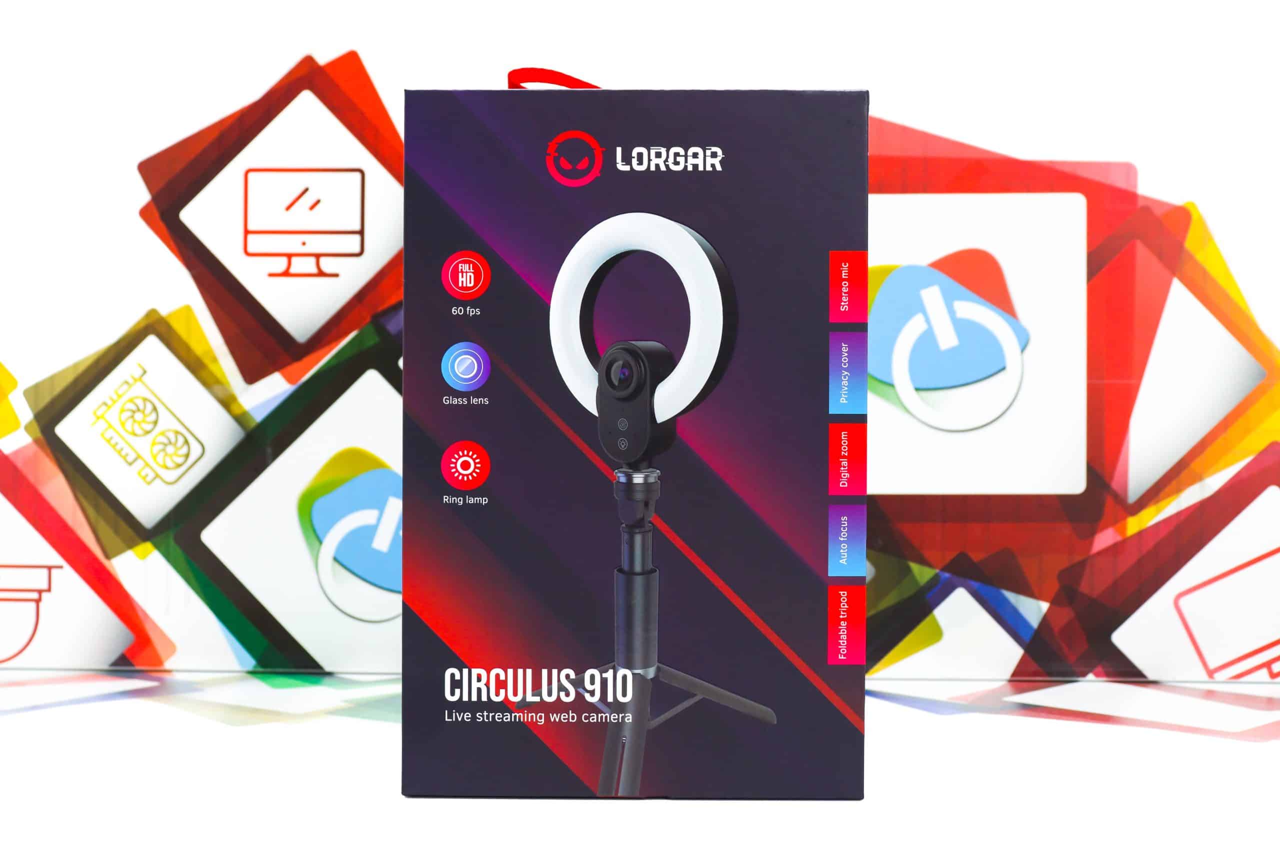 Web kamera Lorgar Circulus 910 5MP 2K