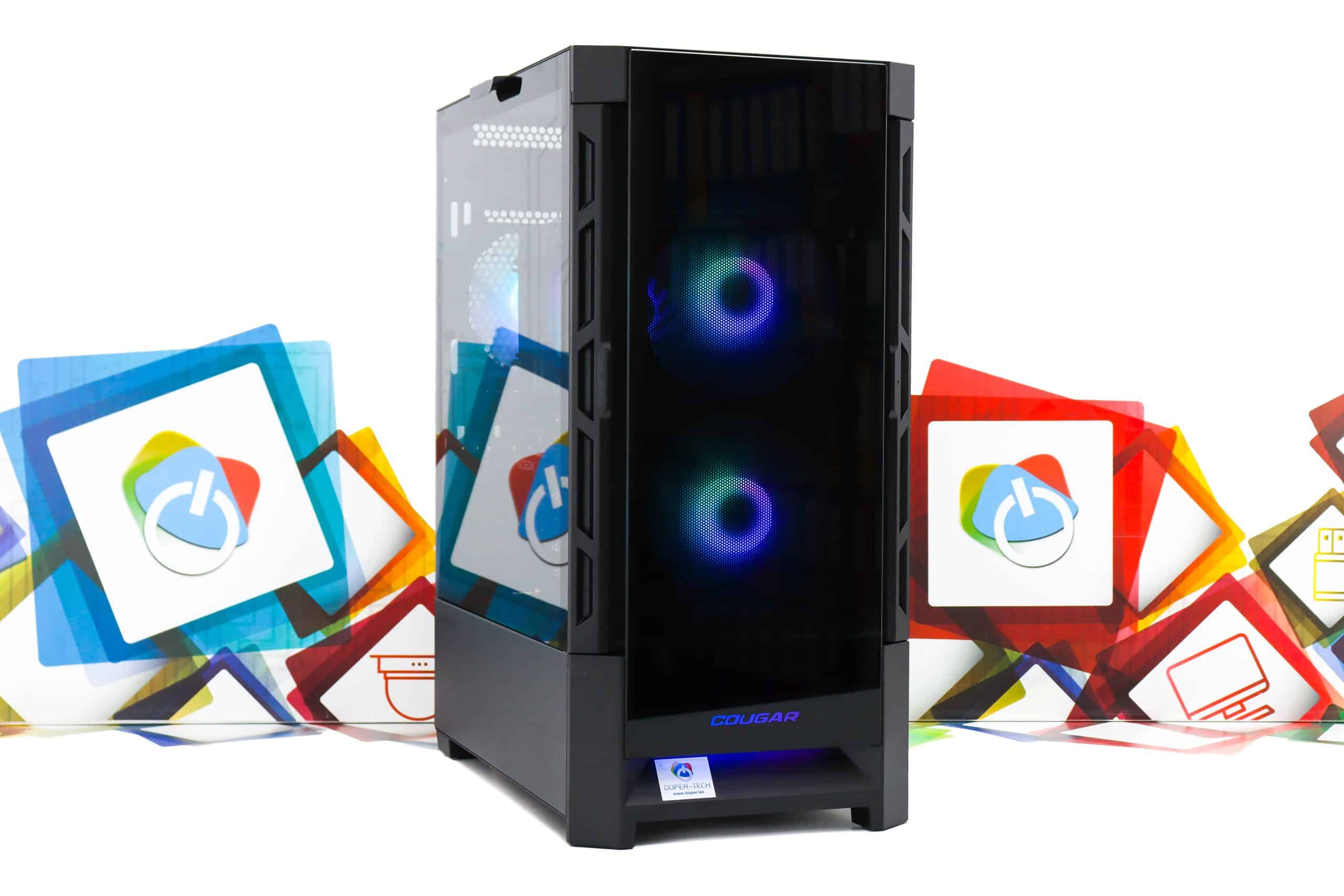 Gaming PC Cougar Duoface 25B R5 5600X RX 7600 1TB SSD 16GB DDR4 - Slika 3