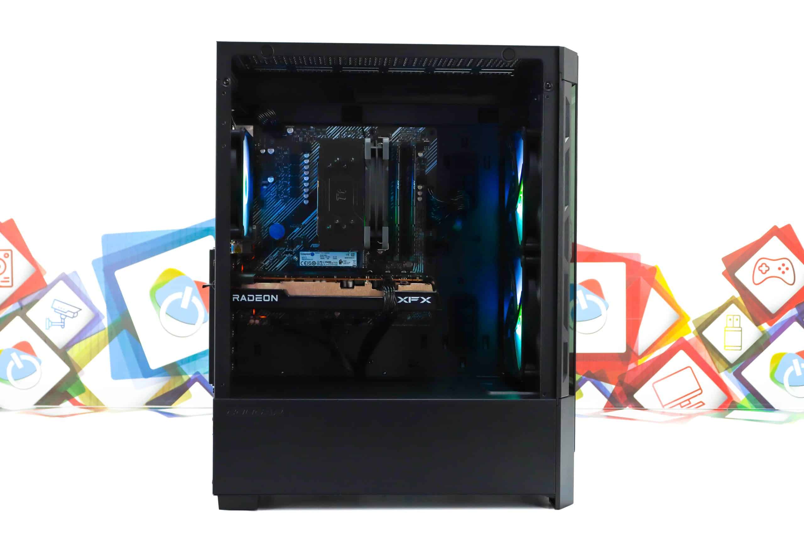 Gaming PC Cougar Duoface 25B R5 5600X RX 7600 1TB SSD 16GB DDR4 - Slika 8