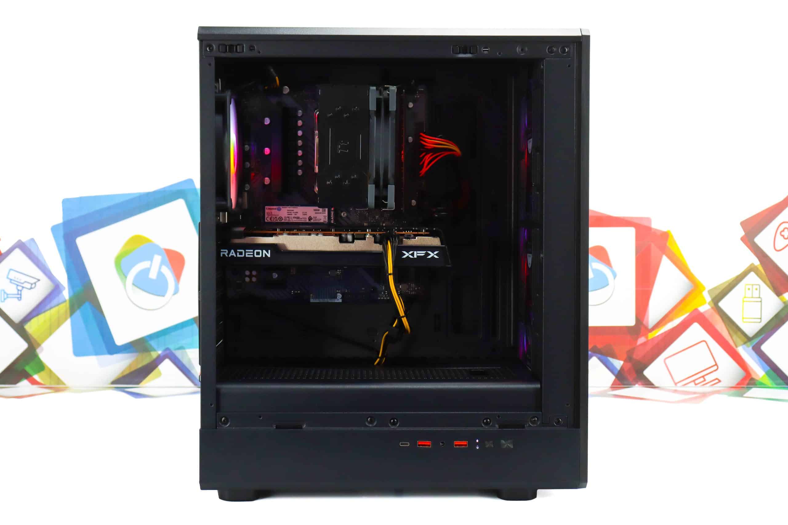 Gaming PC Airface Pure Pro-01 R5 7600X RX 7600 500GB SSD 16GB DDR5 - Slika 8