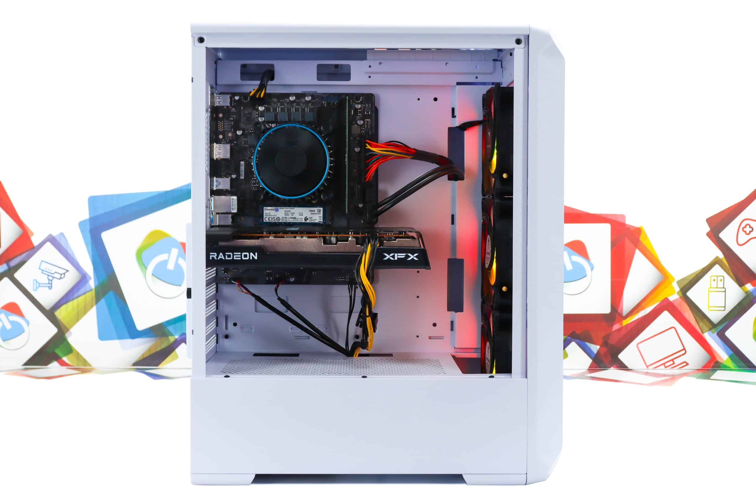 Gaming PC Archon 2 Mesh-51W i5-14400F RX 7600 500GB SSD 16GB DDR5 - Slika 8