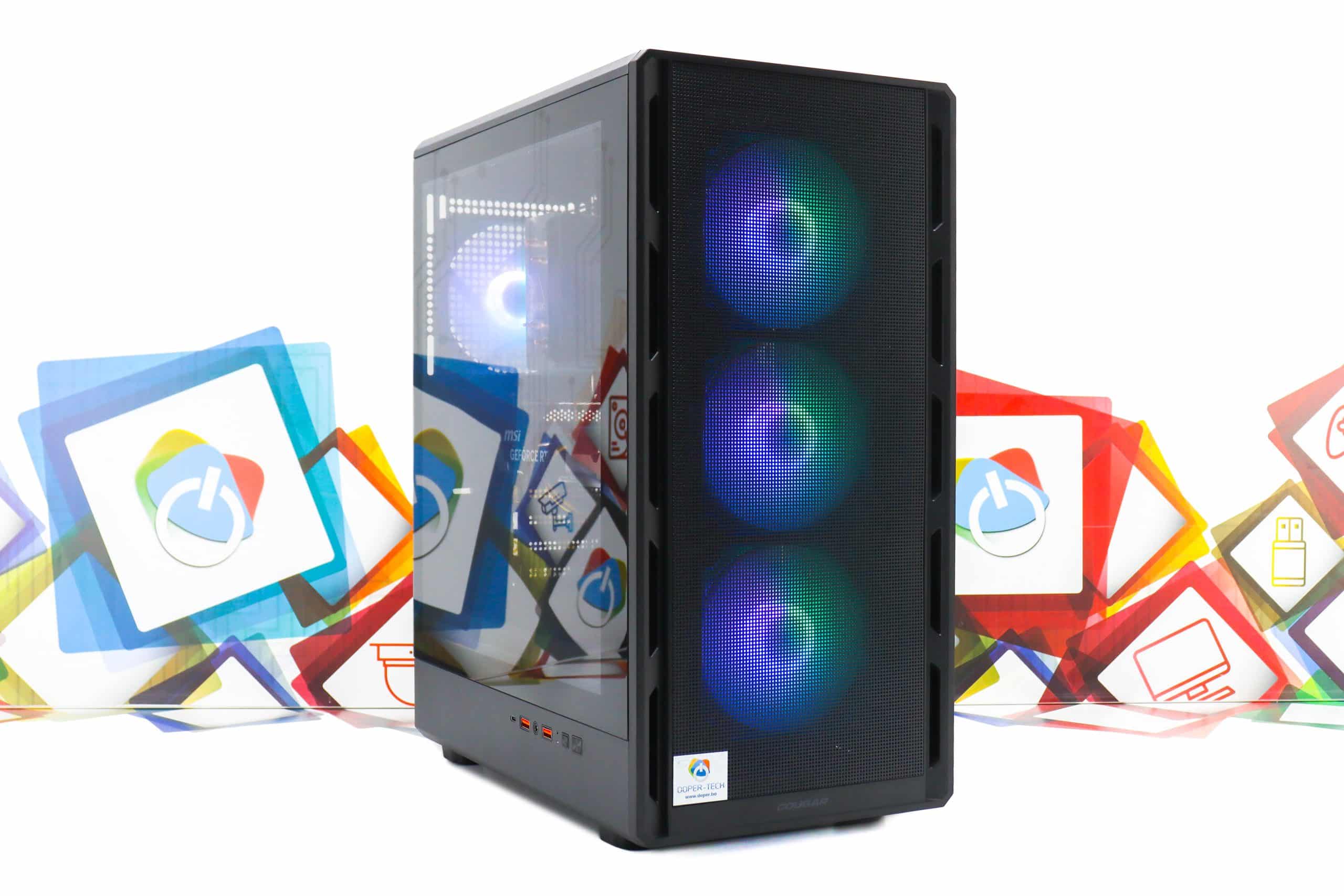 Gaming PC Airface Pure Pro-02 R5 5500 RTX 5050 480GB SSD 16GB DDR4 - Slika 3