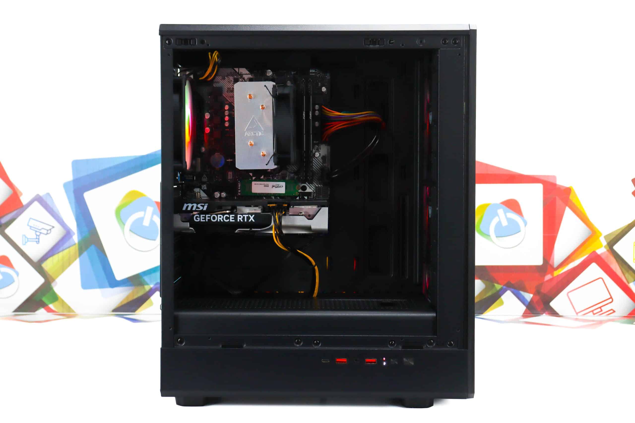Gaming PC Airface Pure Pro-02 R5 5500 RTX 5050 480GB SSD 16GB DDR4 - Slika 5