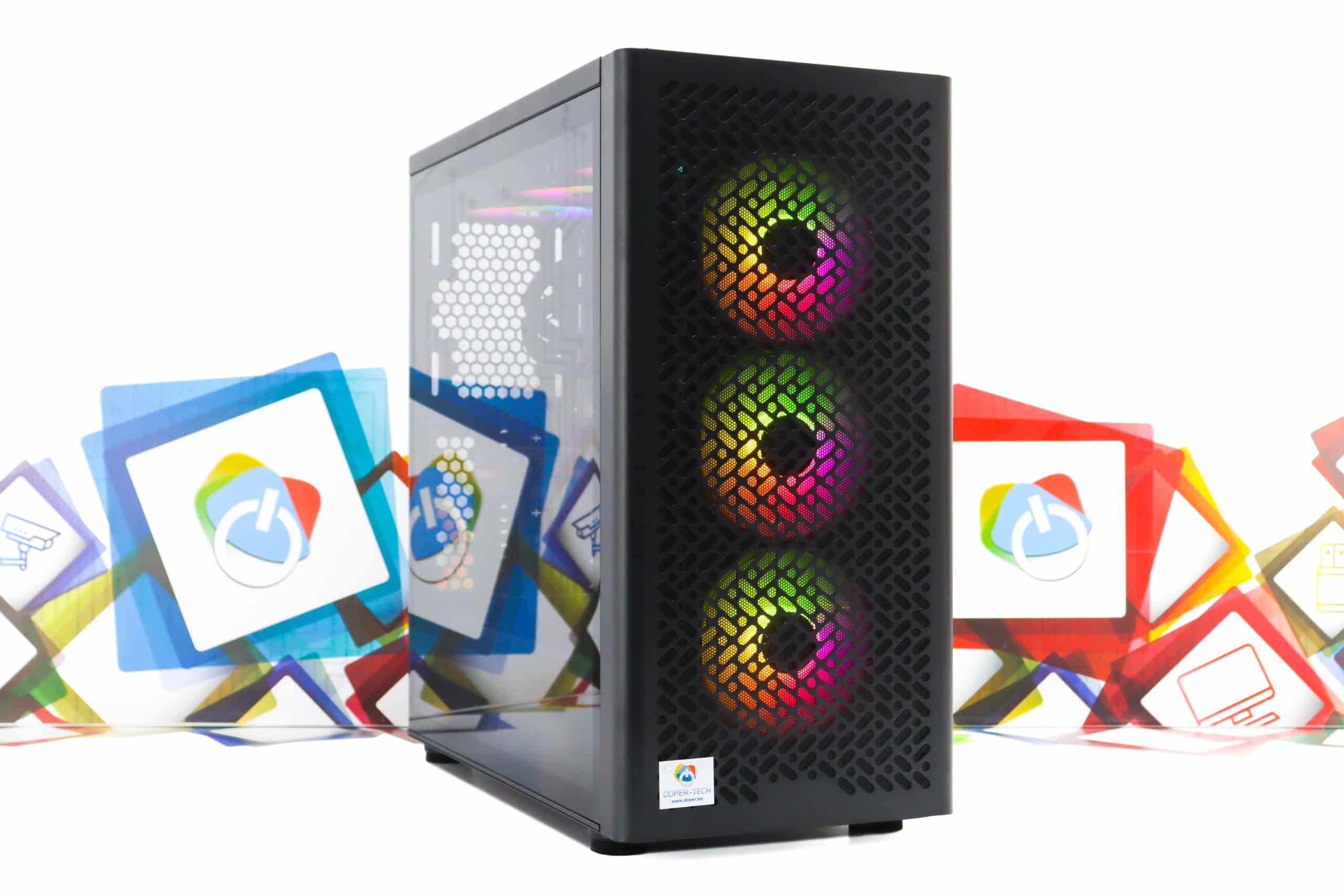 Gaming PC CM Elite 502-03B R7 5700X RX 7600 XT 1TB SSD 32GB DDR4 - Slika 3