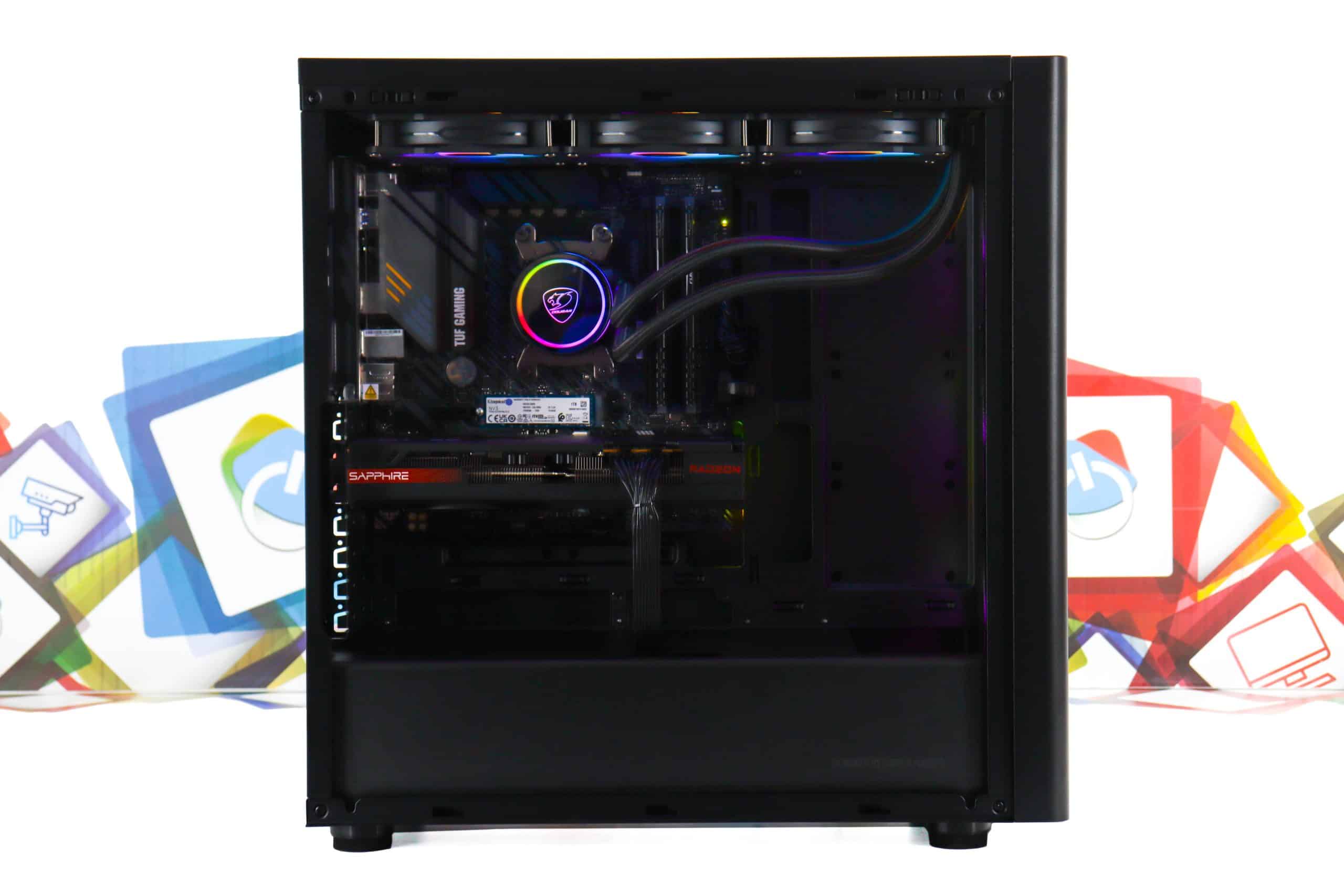 Gaming PC CM Elite 502-03B R7 5700X RX 7600 XT 1TB SSD 32GB DDR4 - Slika 8