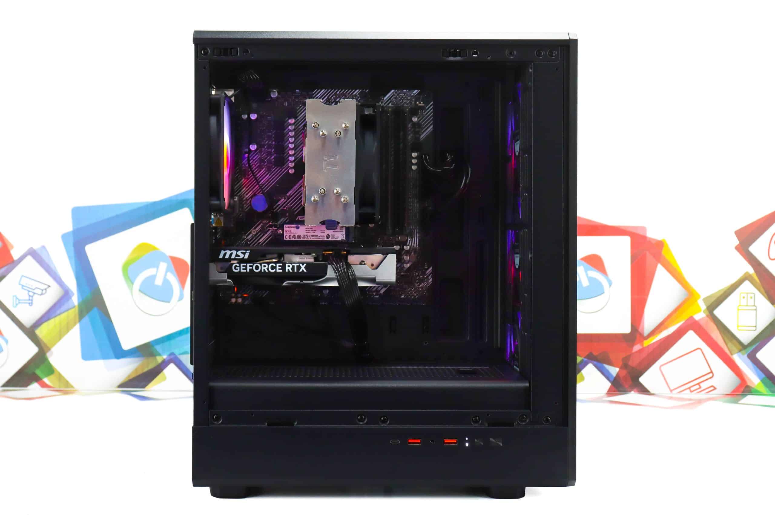 Gaming PC Airface Pure Pro-03 R5 5600X RTX 5050 1TB SSD 16GB DDR4 - Slika 10