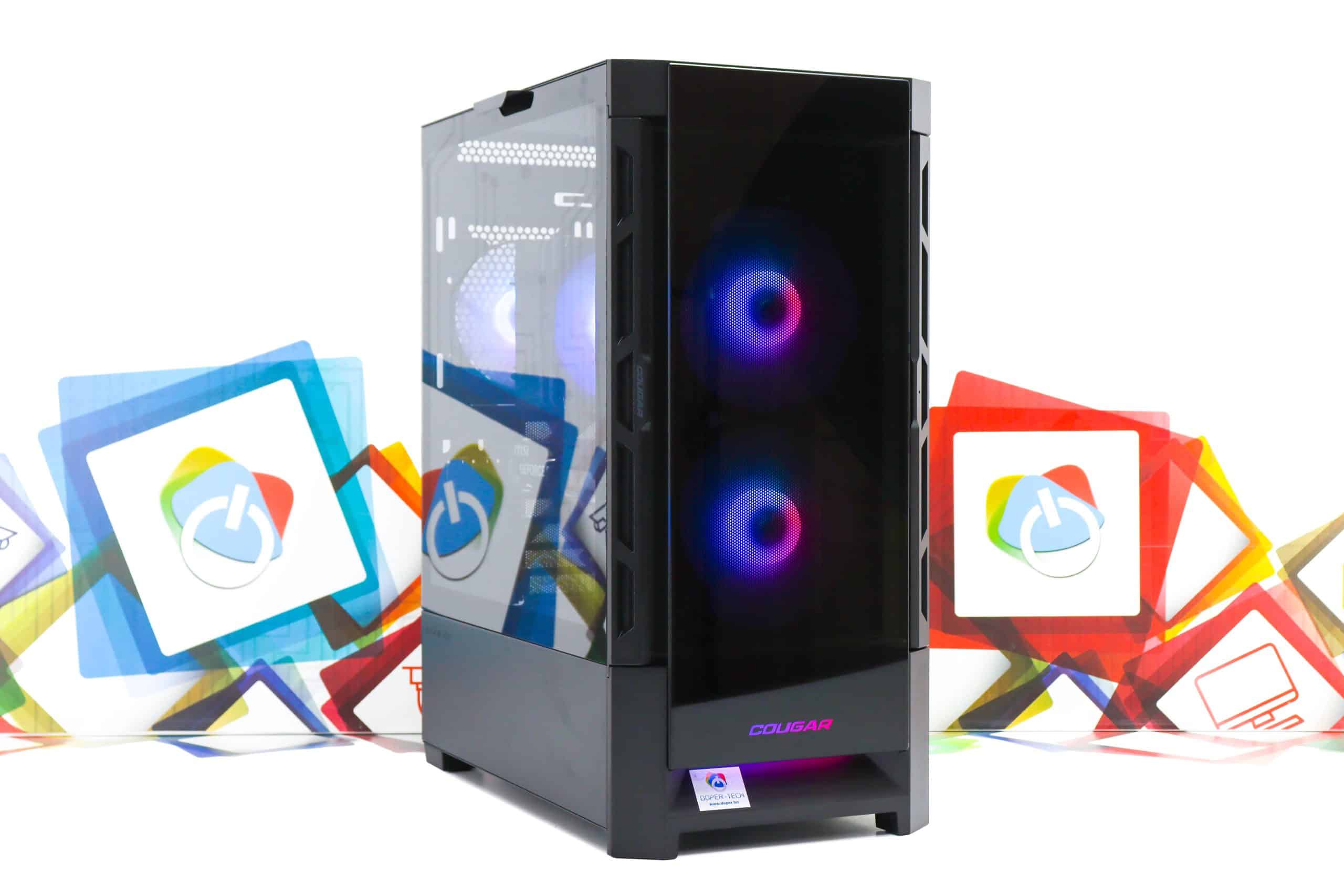 Gaming PC Cougar Duoface 27B R5 5600X RTX 5050 500GB SSD 16GB DDR4 - Slika 3