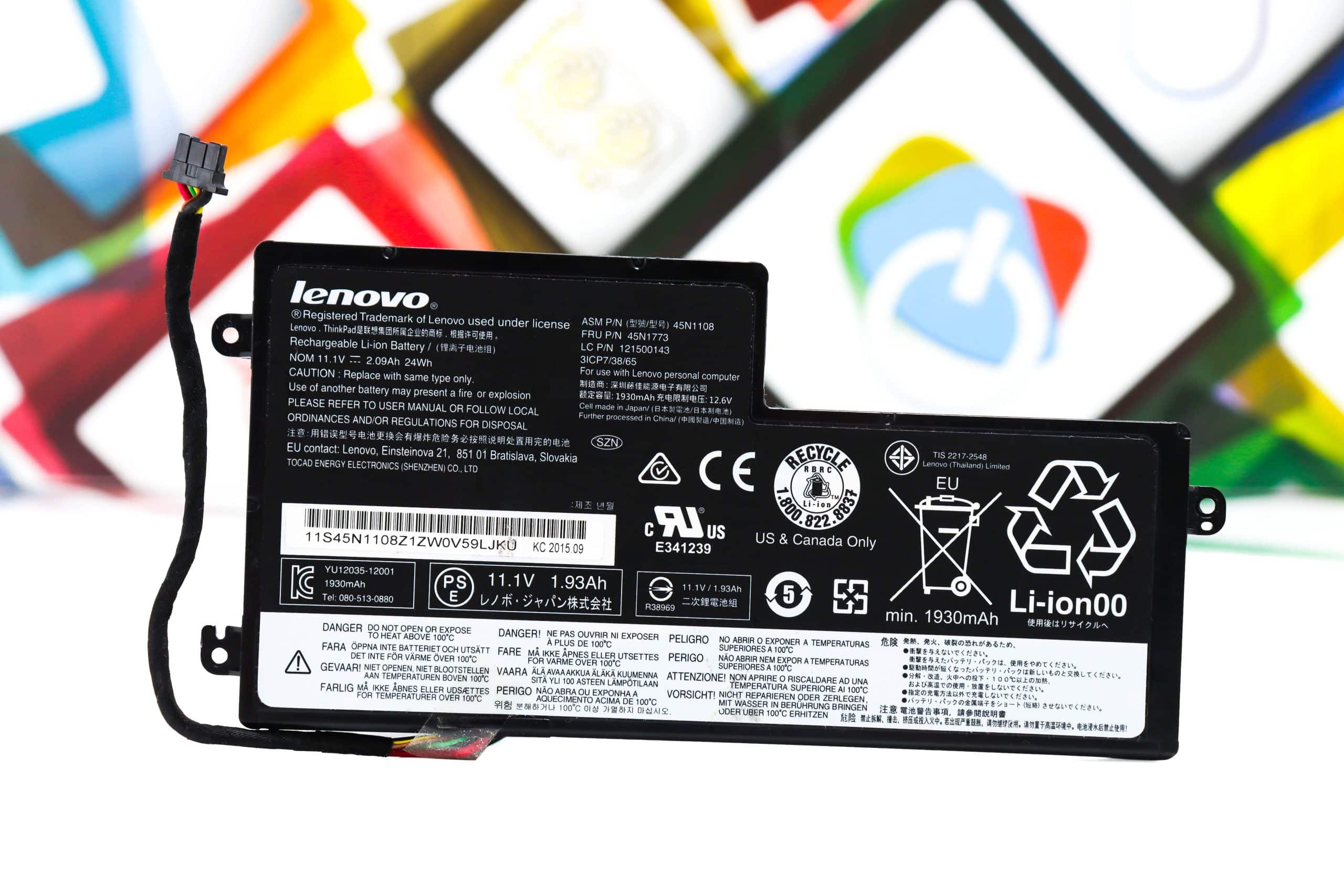 Baterija za laptop Lenovo A275, T440, X260 11,4V 1910mAh 24Wh