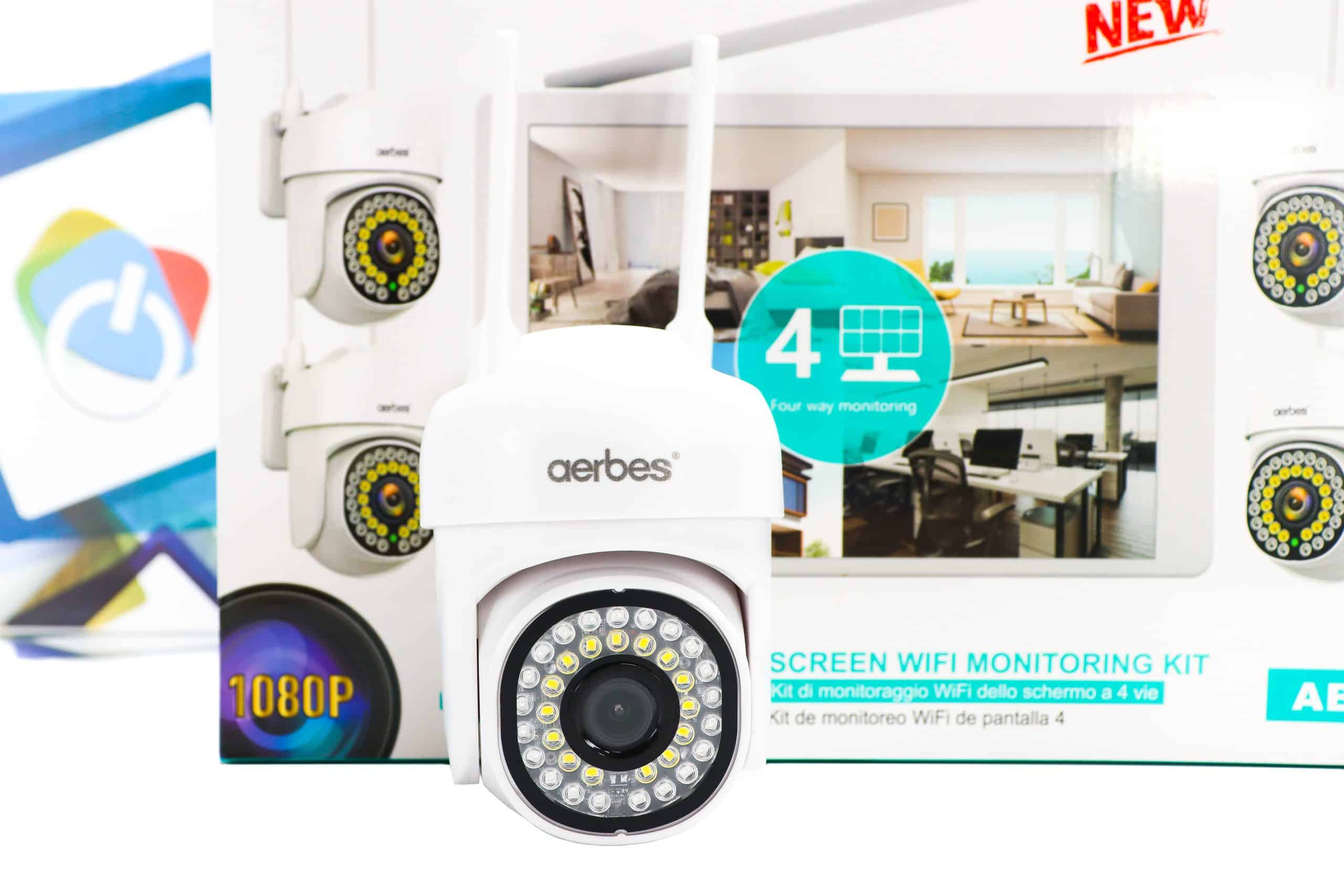 Video nadzor set 4-kanalni sa ekranom Aerbes AB-JK36 WiFi - Slika 3