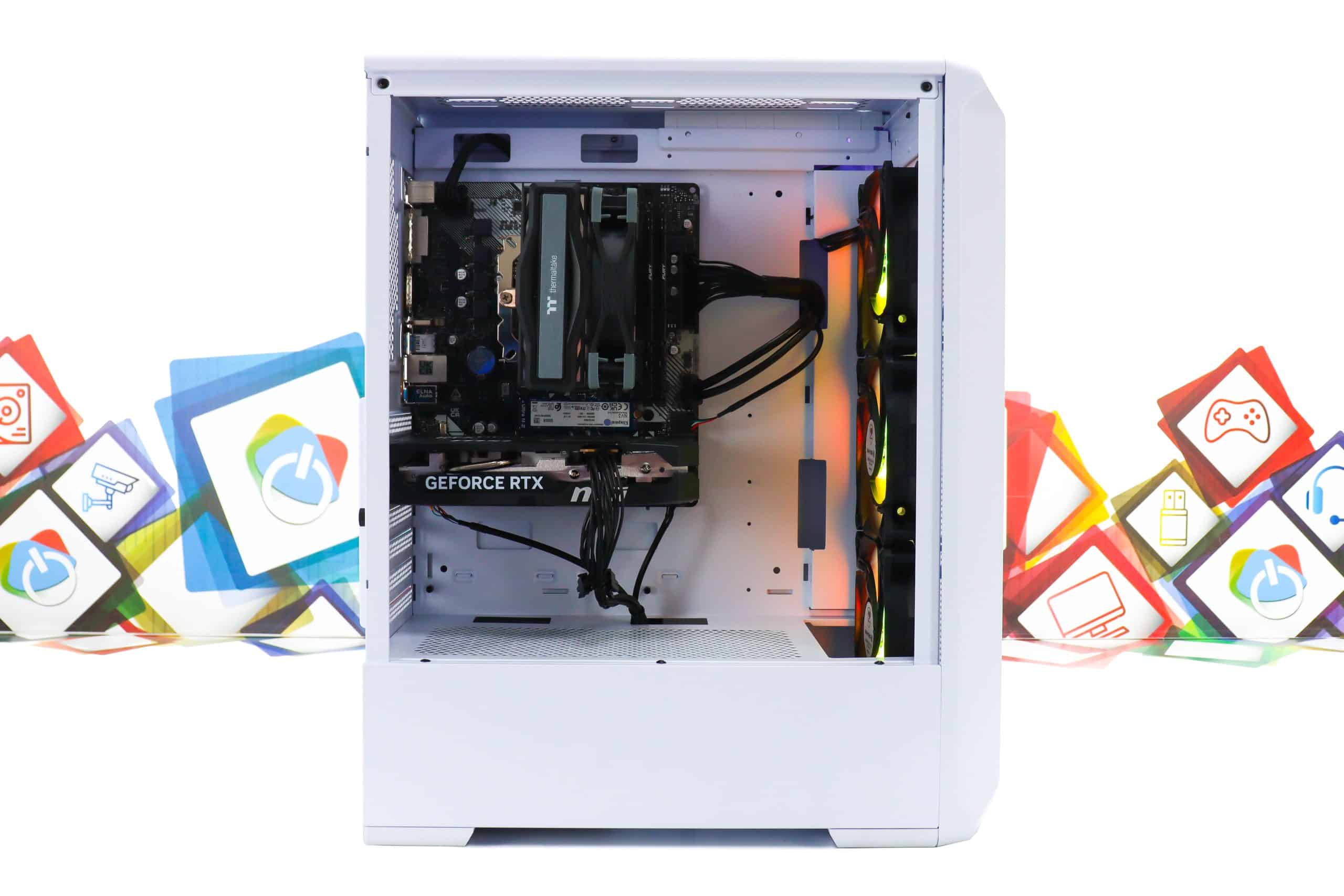 Gaming PC Archon 2 Mesh-49W R5 5600X RTX 5060 500GB SSD 32GB DDR4 - Slika 8
