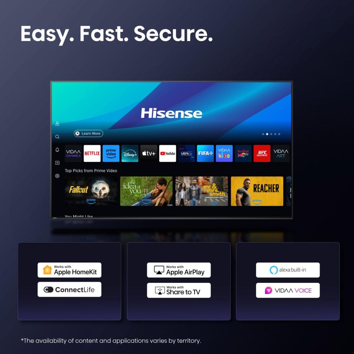 TV Hisense 50A6Q 50'' LED 4K UHD Smart - Slika 4