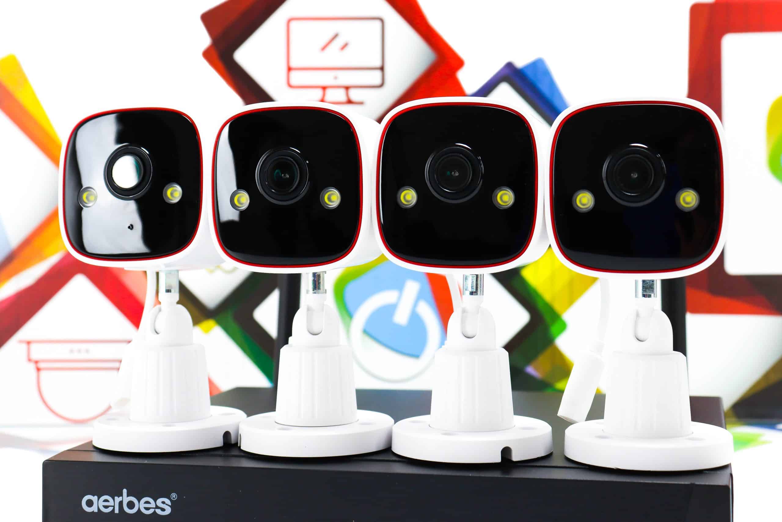 Video nadzor set 4-kanalni Aerbes AB-JK54 WiFi 5MP - Slika 2