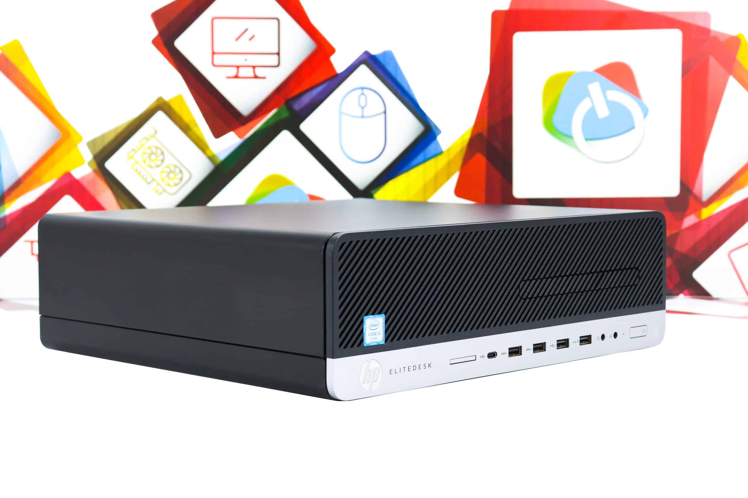 Office uredski set HP 800 G3 SFF + Fujitsu B27-8 TE Pro 27" - Slika 3