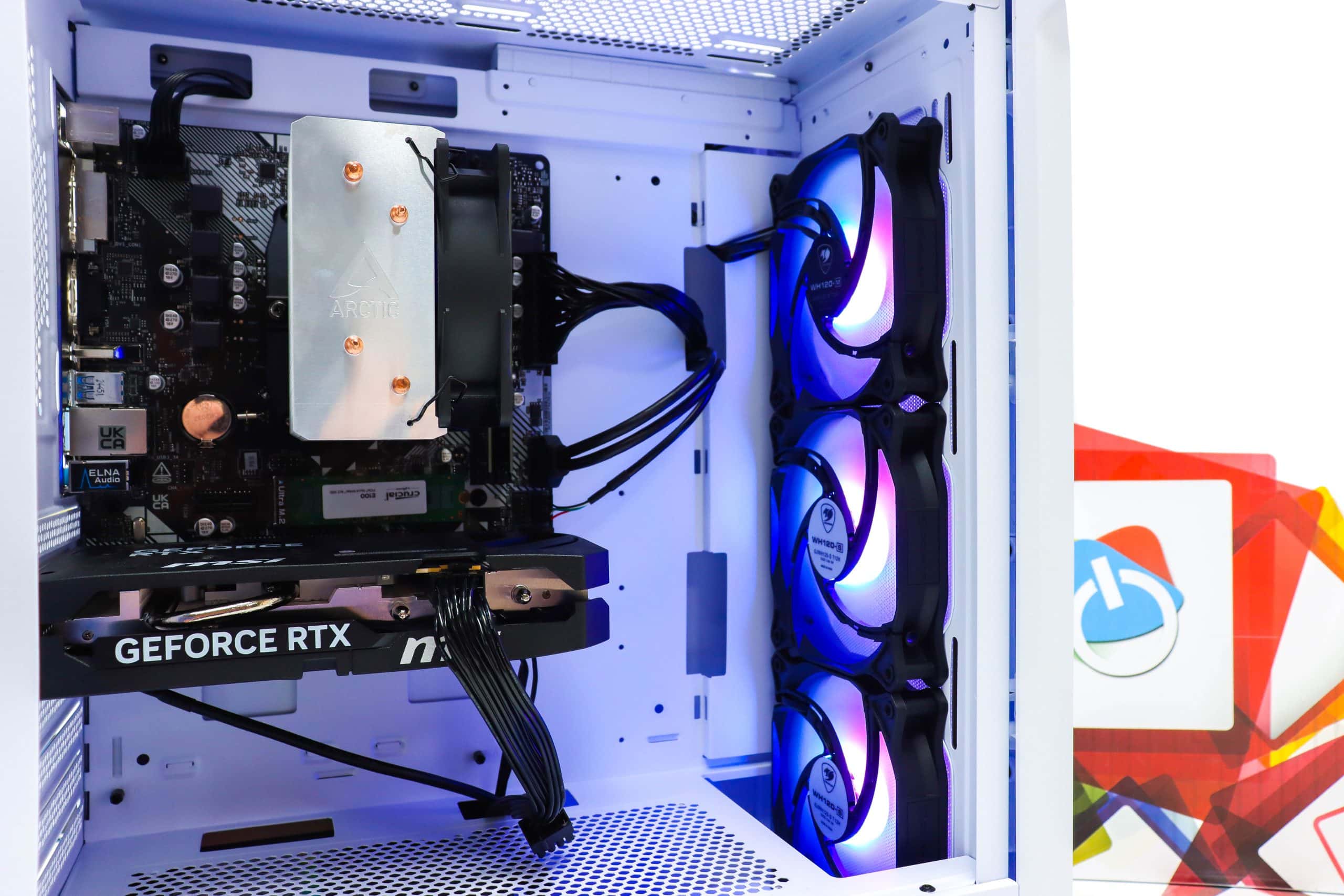 Gaming PC Archon 2 Mesh-54W R5 5600X RTX 5060 480GB SSD 16GB DDR4 - Slika 8