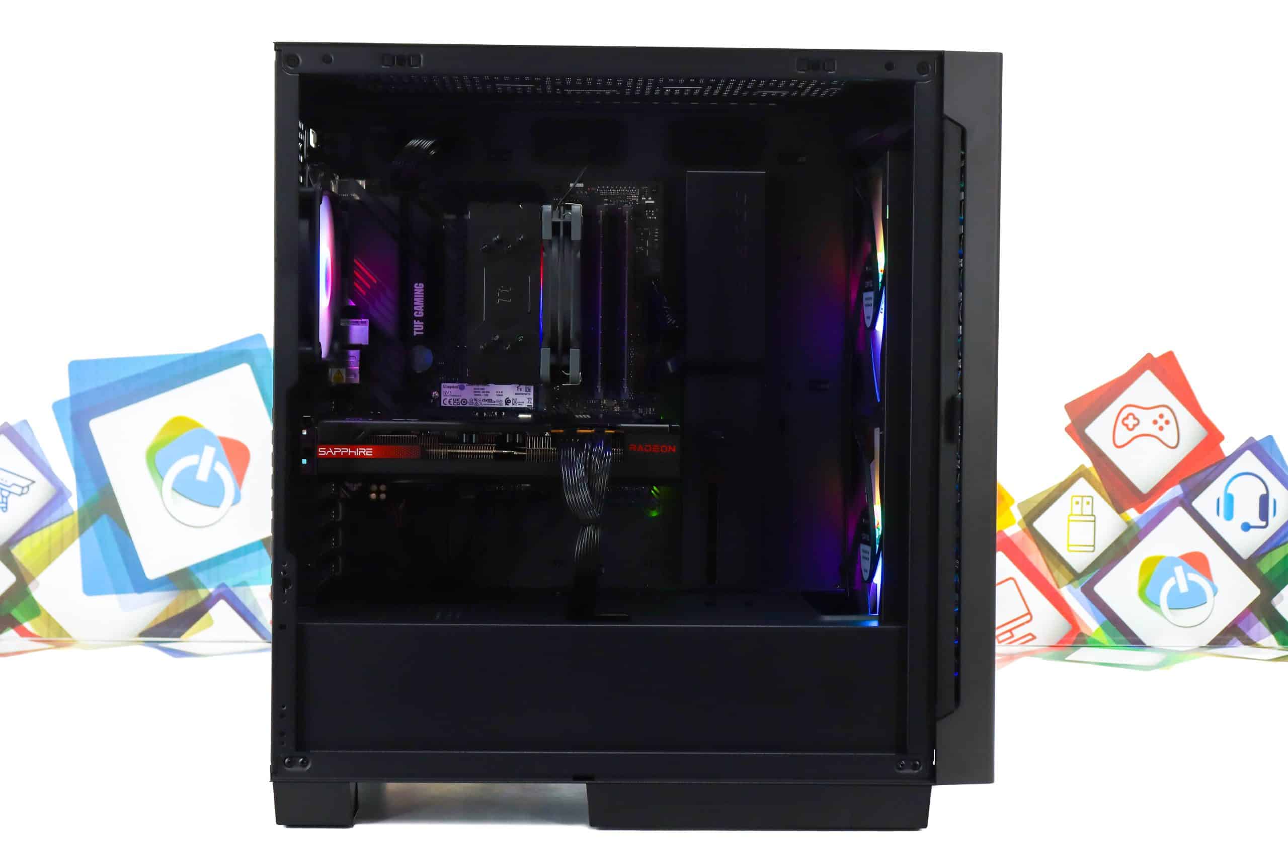 Gaming PC Airface Eco-01 R7 5700X RX 7600 XT 1TB SSD 32GB DDR4 - Slika 11
