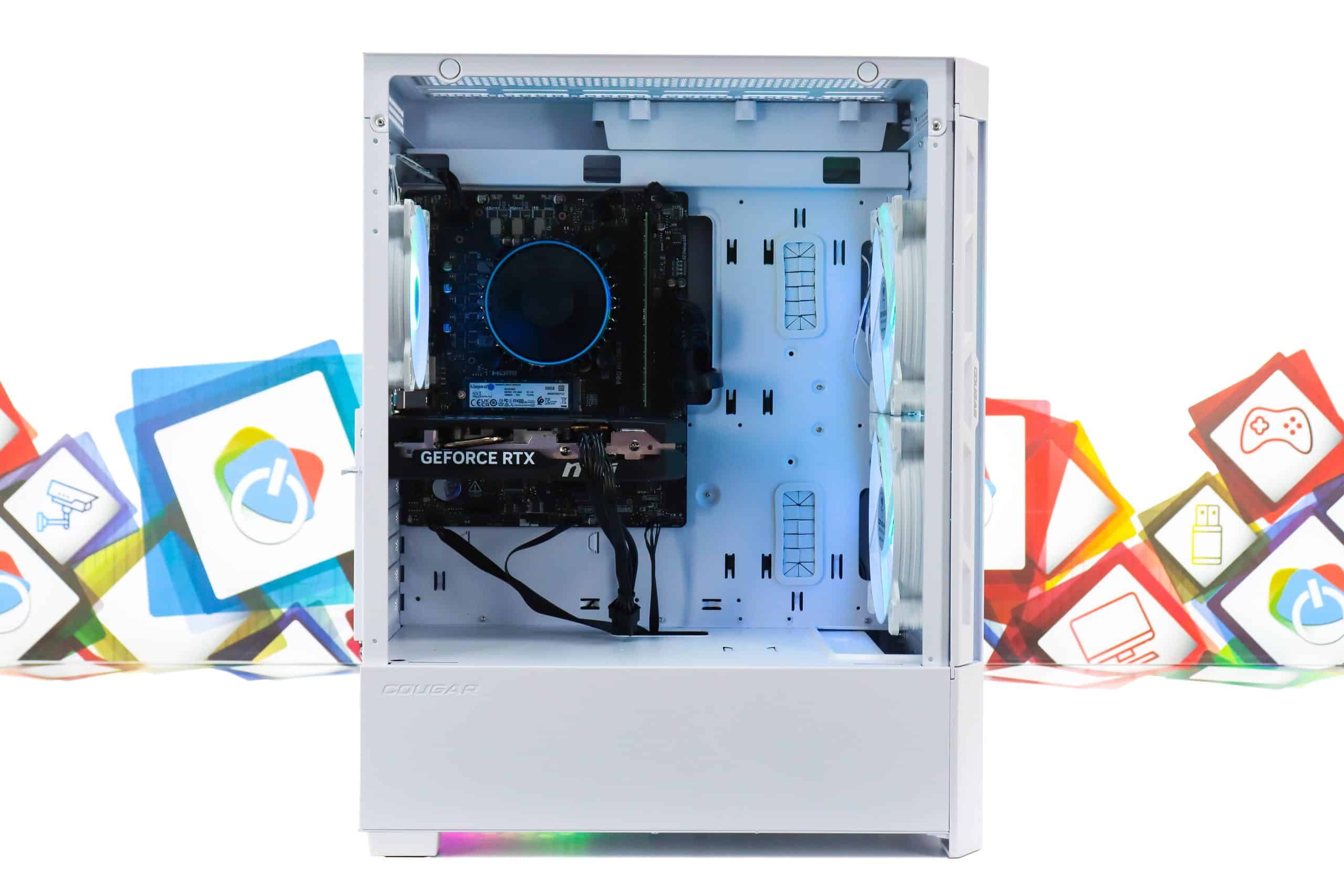 Gaming PC Airface W-06 i5-14400F RTX 5060 500GB SSD 16GB DDR5 - Slika 8