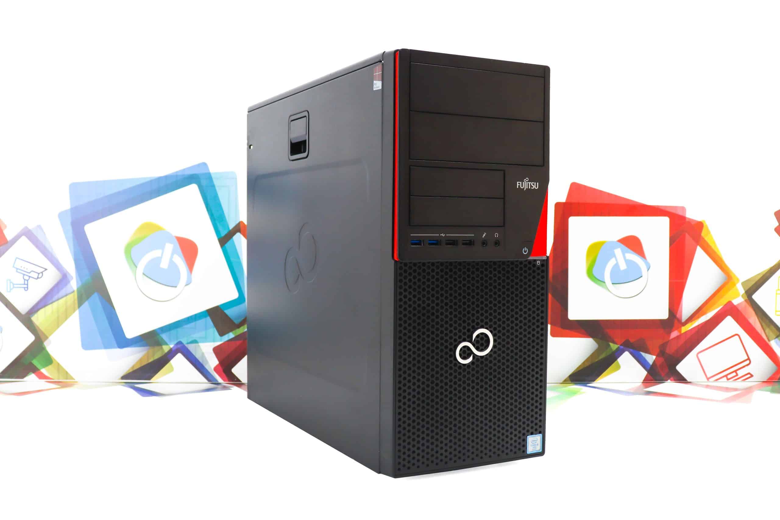 Office uredski set Fujitsu P756 Tower + Fujitsu B27-8 TE Pro 27" - Slika 12