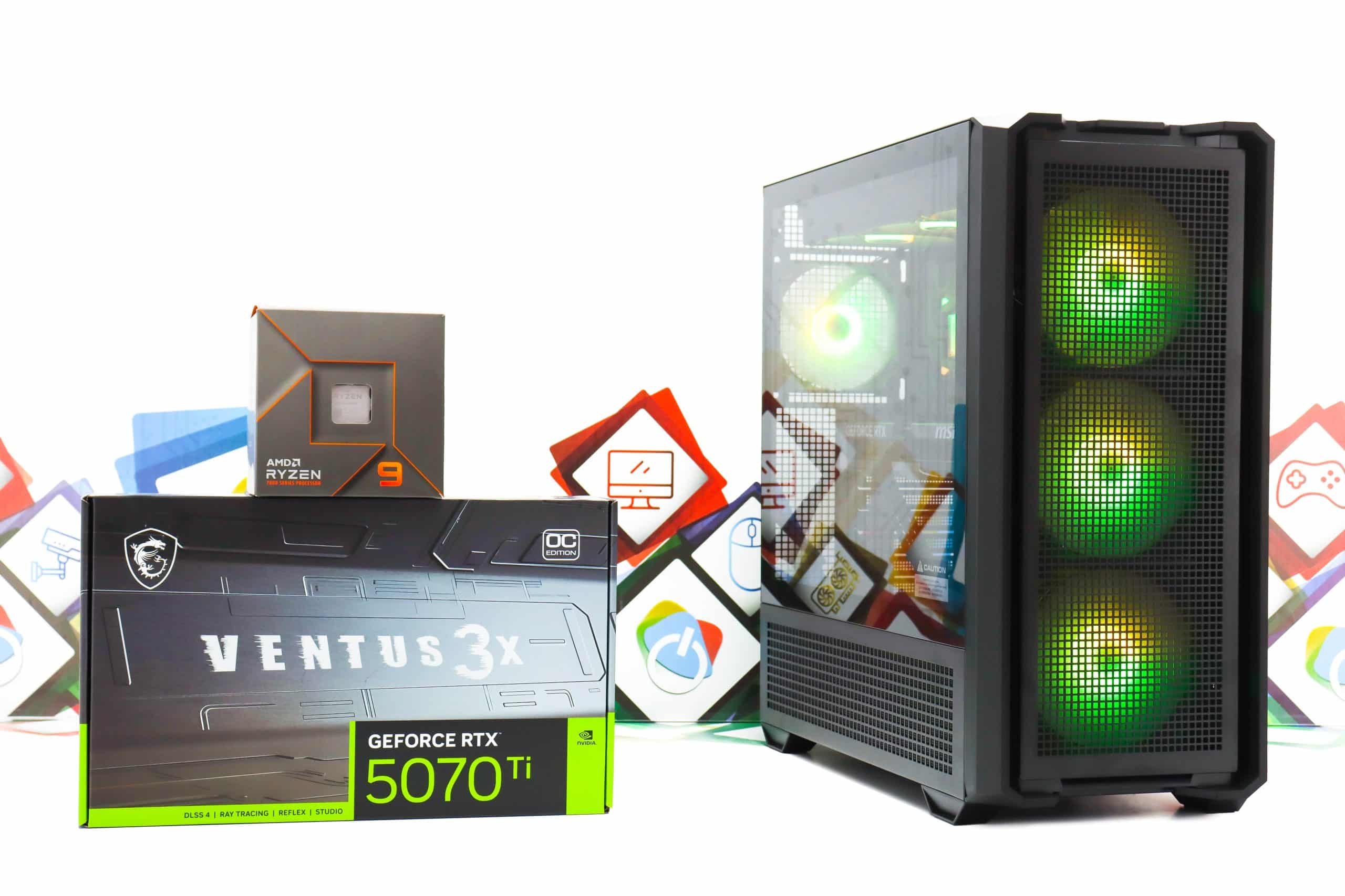 Gaming PC Cougar MX600-21B R9 7900 RTX 5070 Ti 2TB SSD 128GB DDR5 - Slika 2