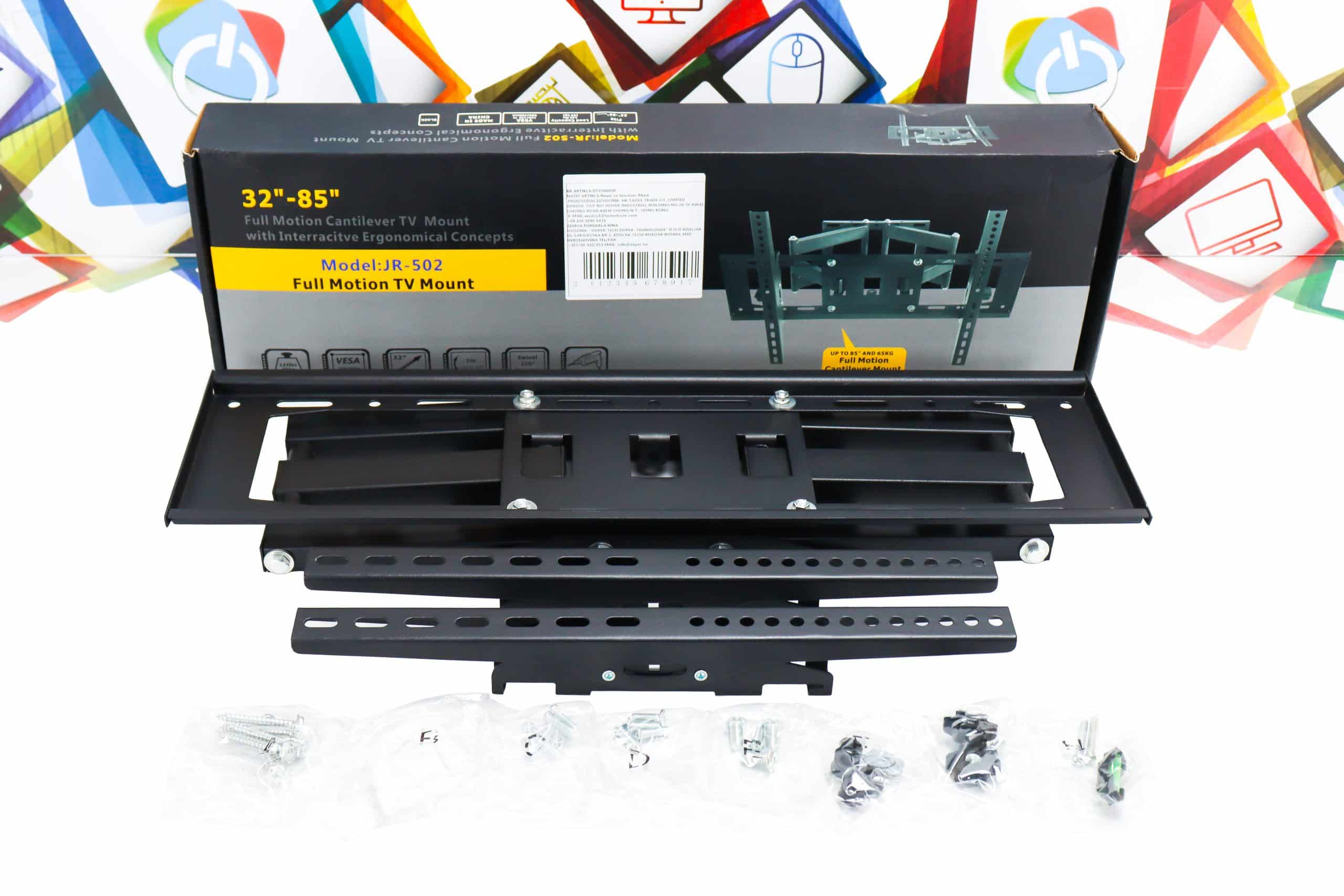 Nosač za TV zidni pokretni JR-502 32-85" 65kg