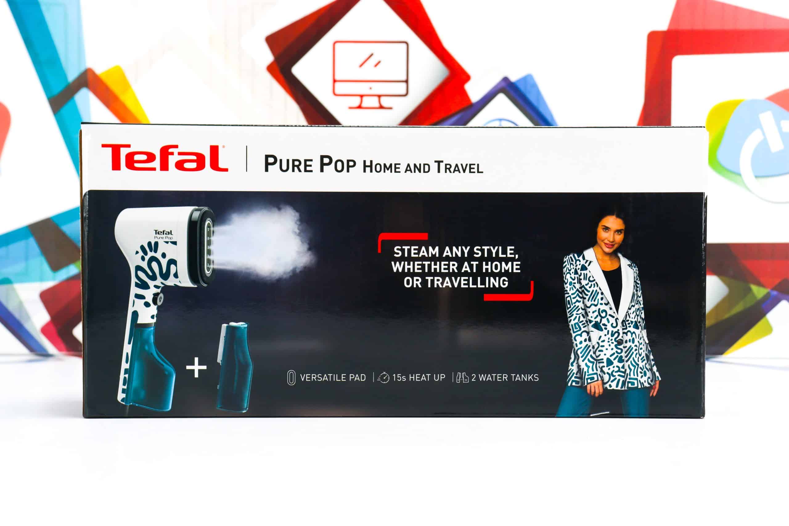 Pegla na paru vertikalna Tefal Pure Pop DT2040E1 1300W