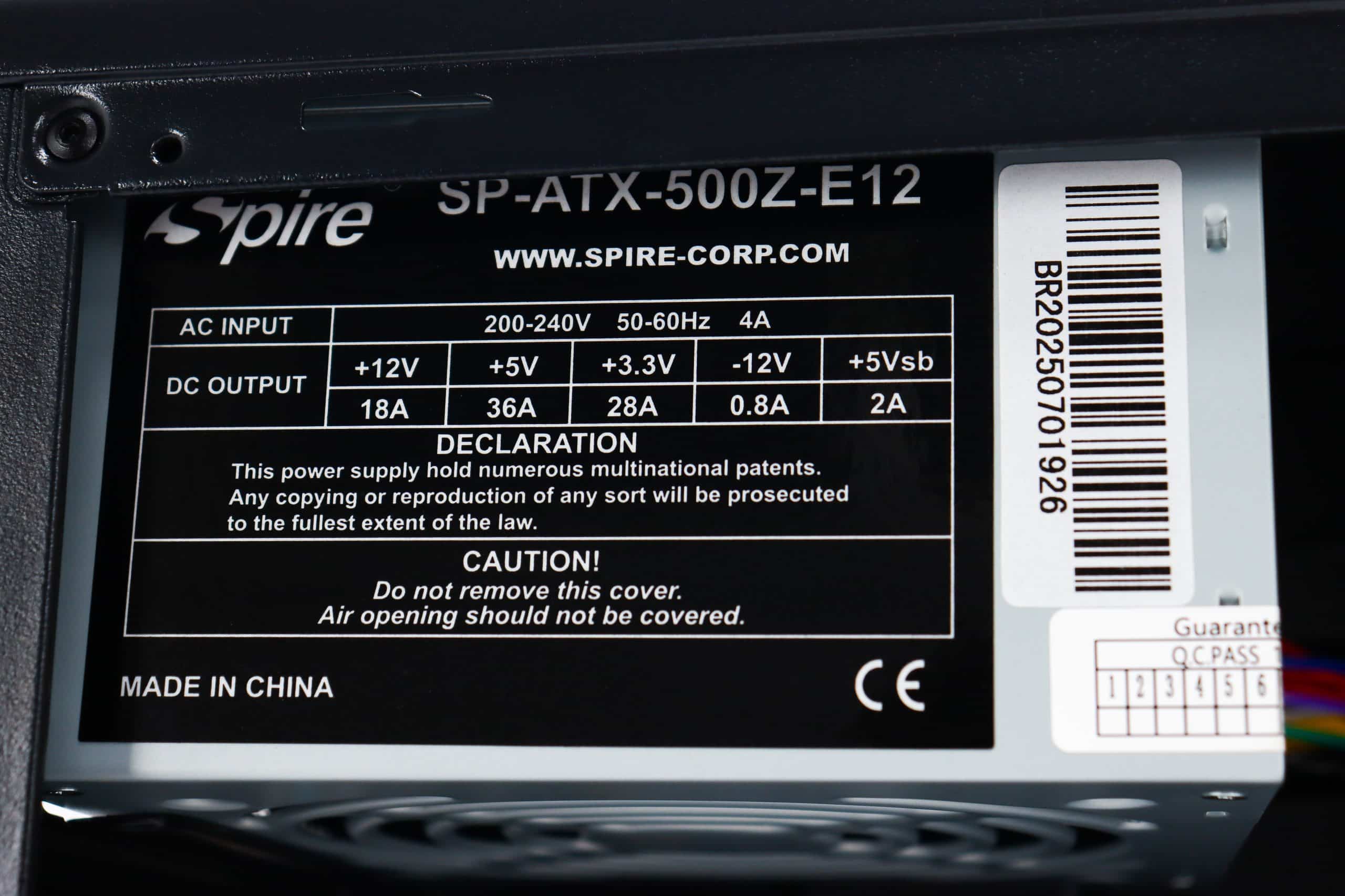 Office PC Spire Supreme-08A R3 3200G 500GB SSD 16GB DDR4 - Slika 6