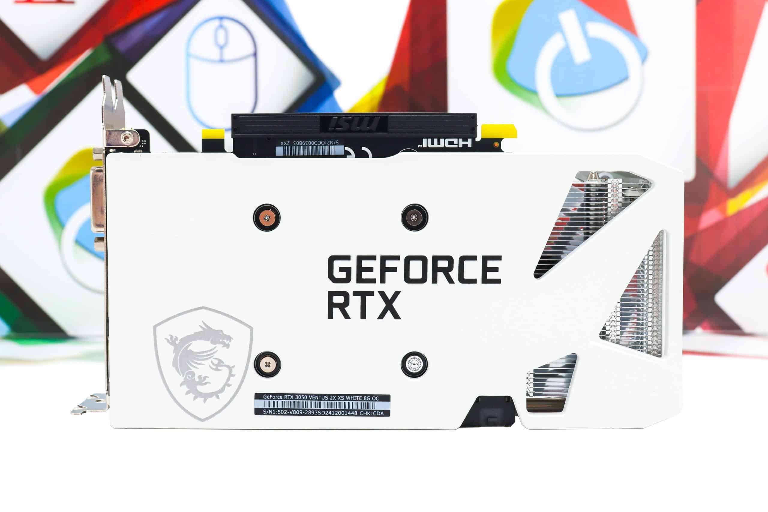 Grafička kartica Nvidia GeForce RTX 3050 8GB MSI Ventus 2X XS White - Slika 5
