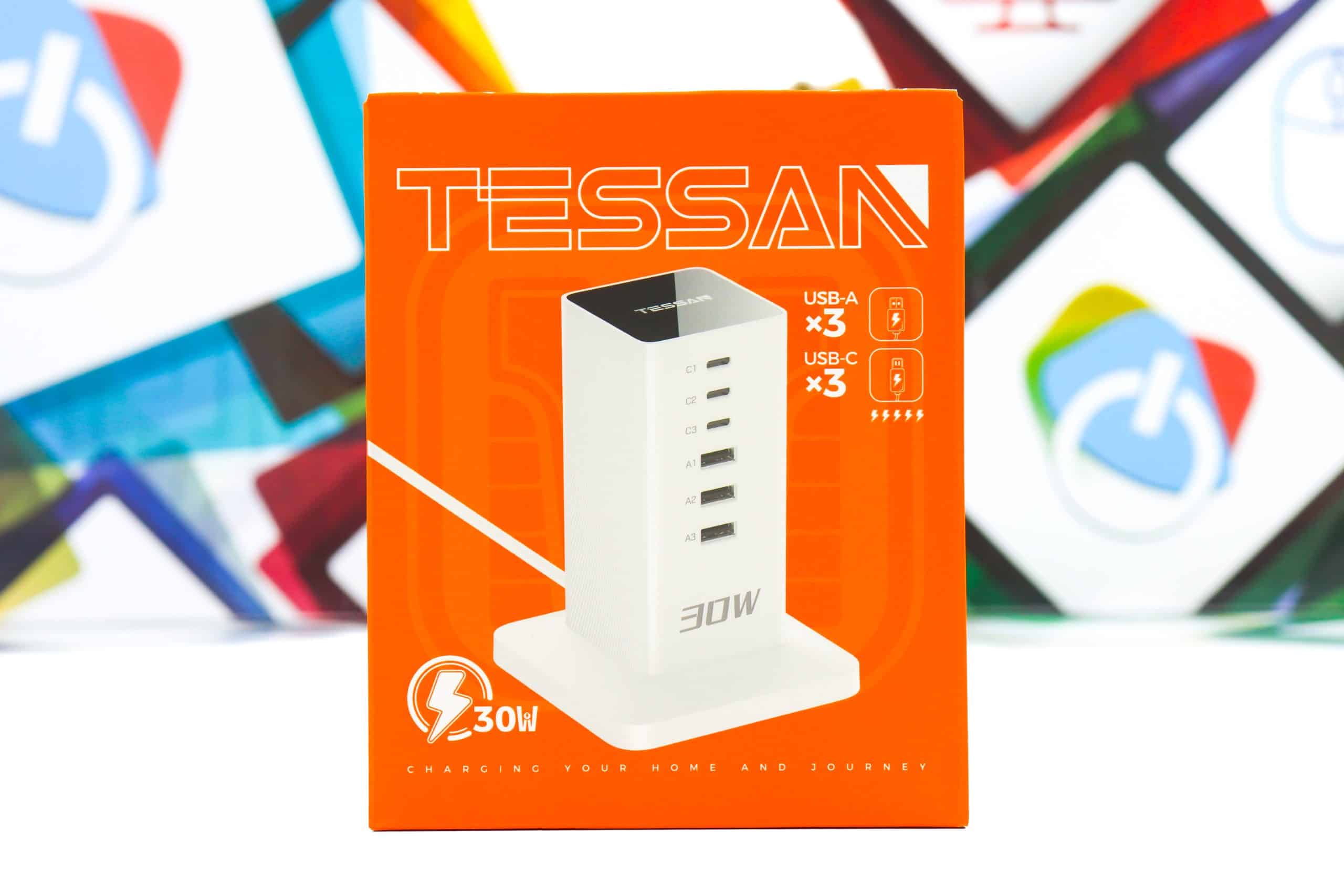 Punjačka stanica Tessan TS-CS04 3x USB-C + 3x USB-A 30W
