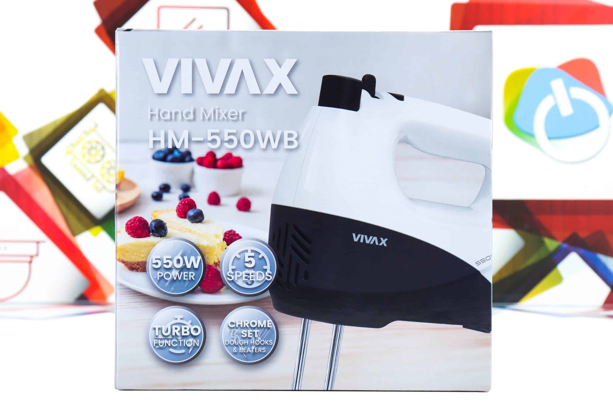 Ručni mikser Vivax HM-550WB 550W