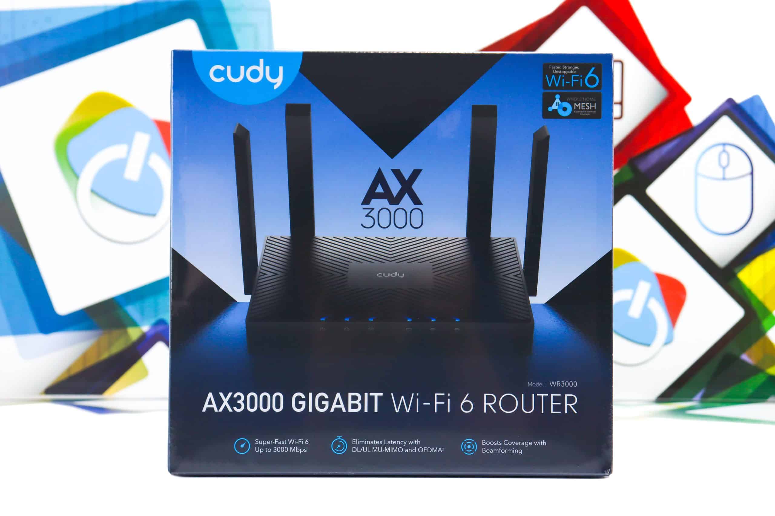 Router Wireless Cudy WR3000 AX3000 Gigabit Dual Band WiFi 6