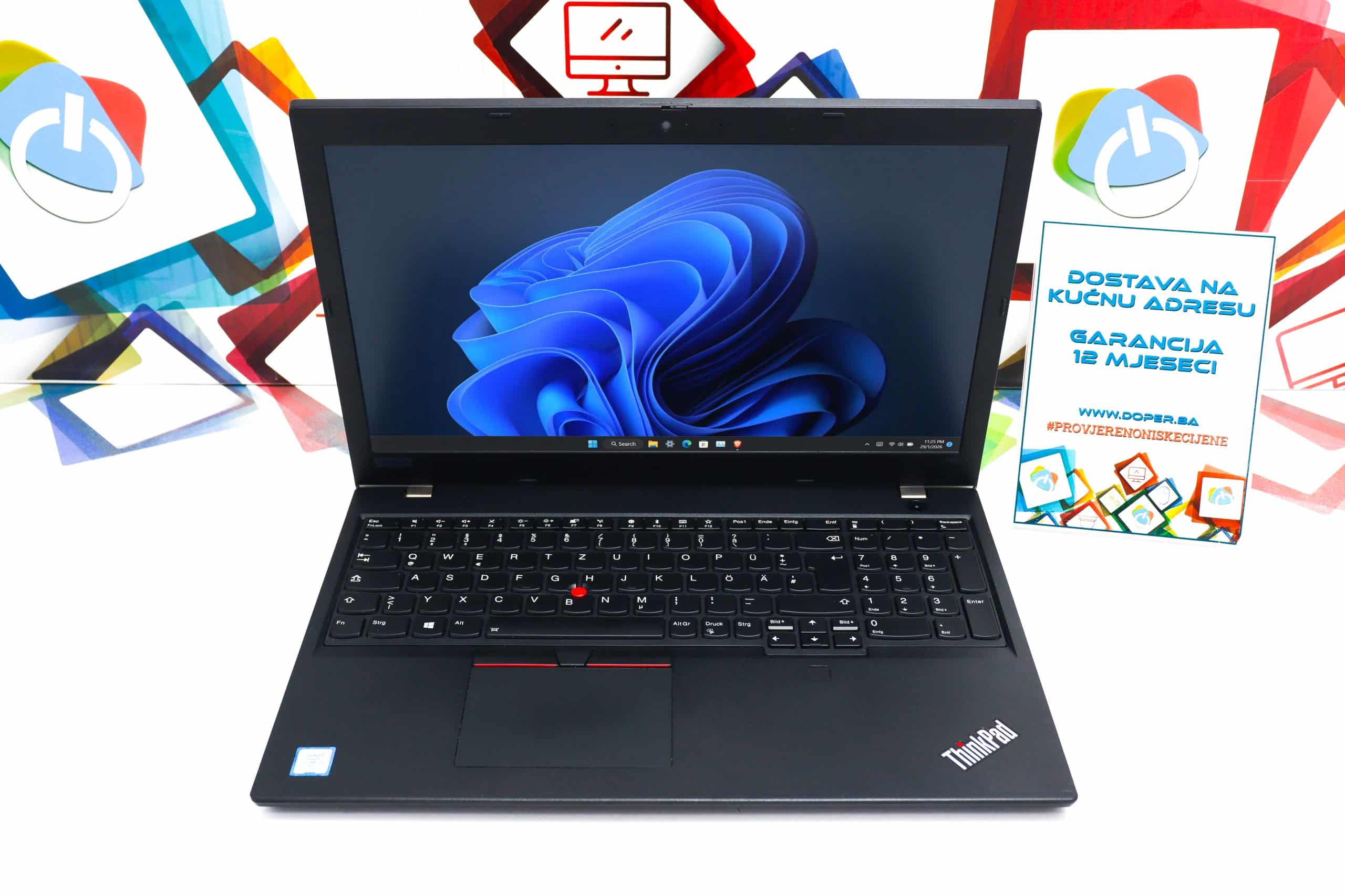 Laptop Lenovo L590 i5-8365u 128GB SSD 8GB DDR4 15,6" - Slika 4