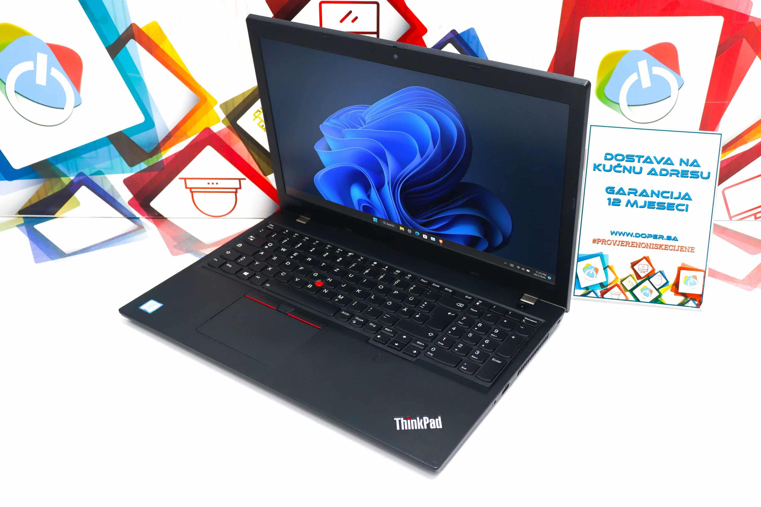 Laptop Lenovo L590 i5-8365u 128GB SSD 8GB DDR4 15,6" - Slika 5