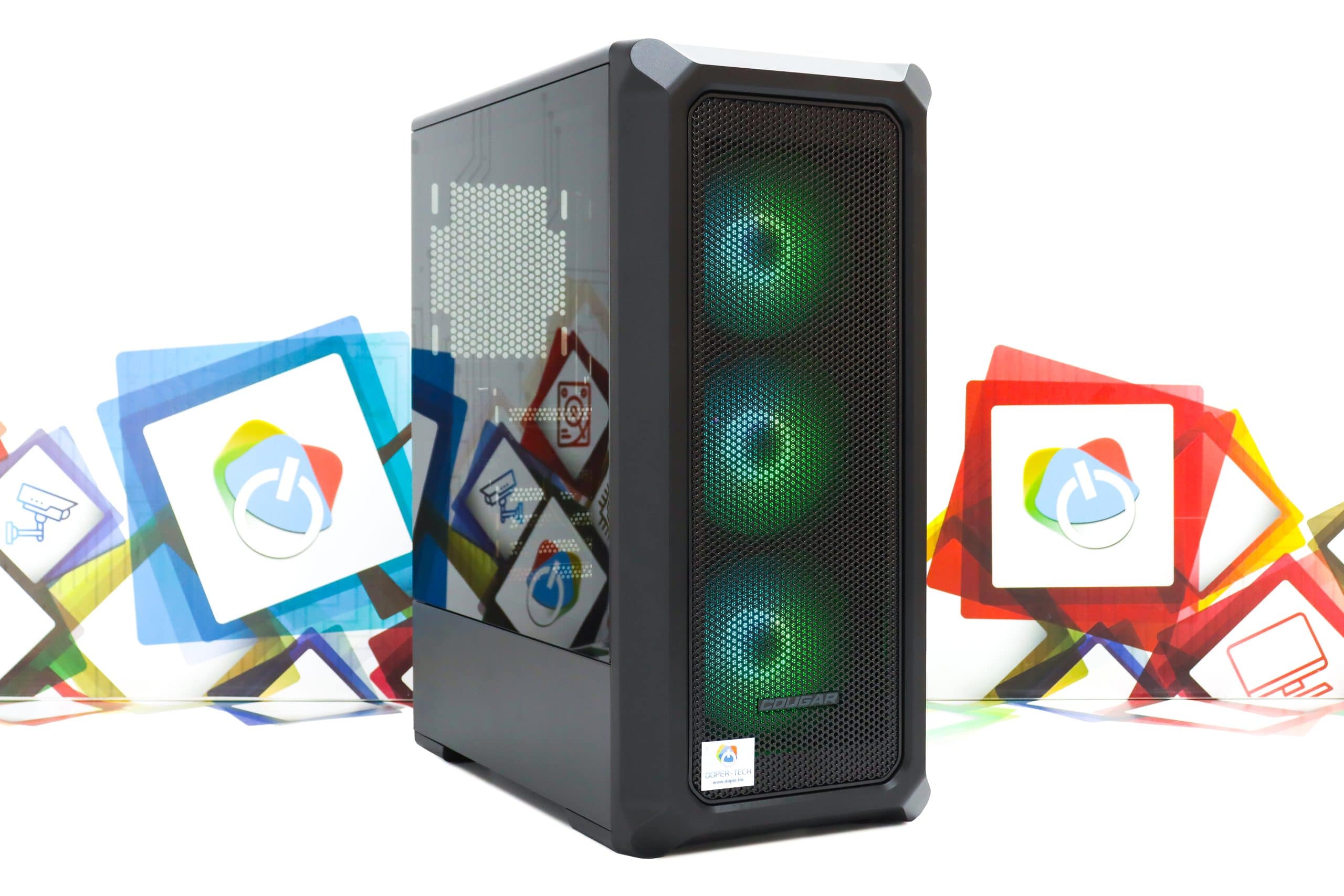 Gaming PC Archon 2 Mesh-57B R5 5500 RX 7600 240GB SSD 8GB DDR4 - Slika 3