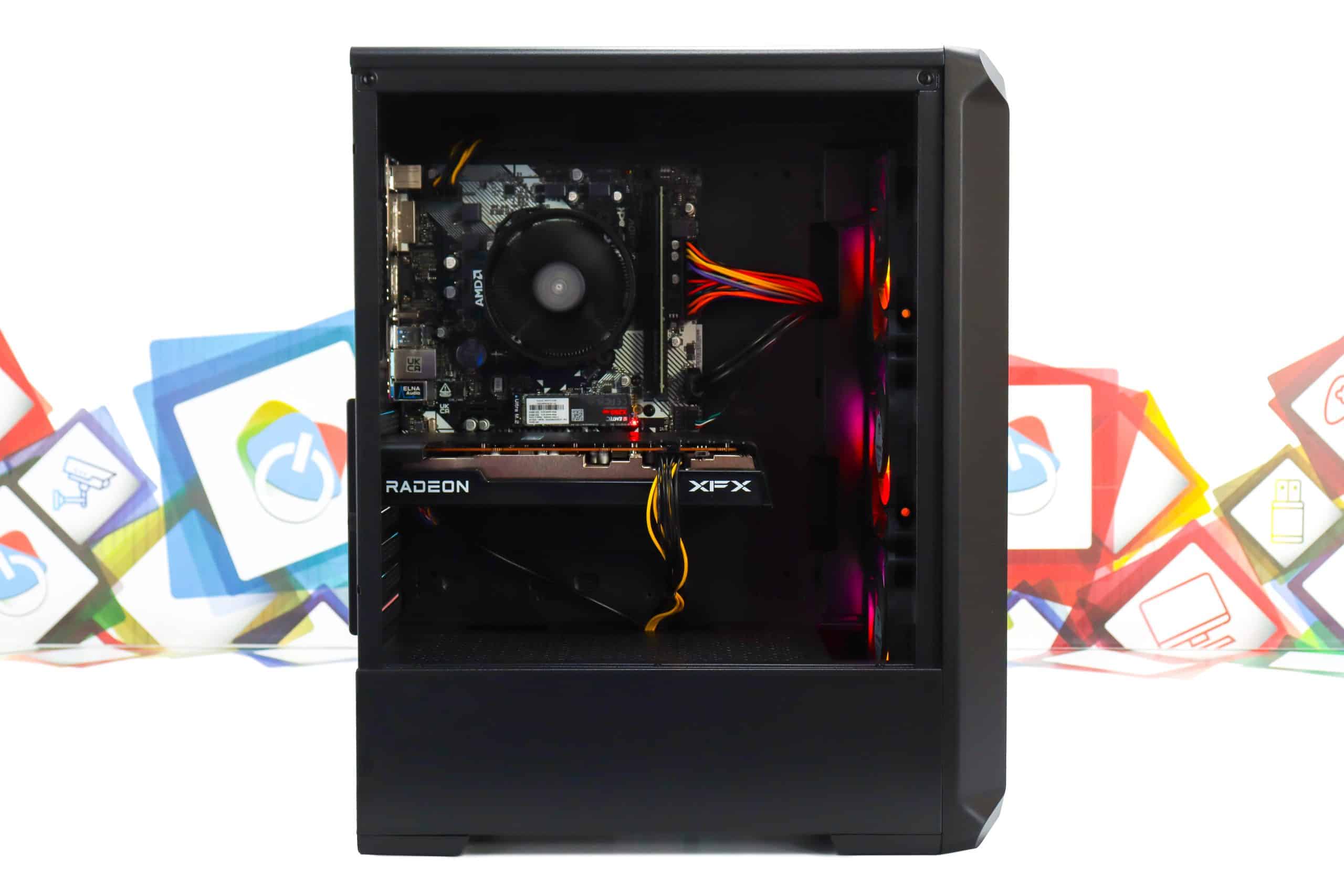 Gaming PC Archon 2 Mesh-57B R5 5500 RX 7600 240GB SSD 8GB DDR4 - Slika 8