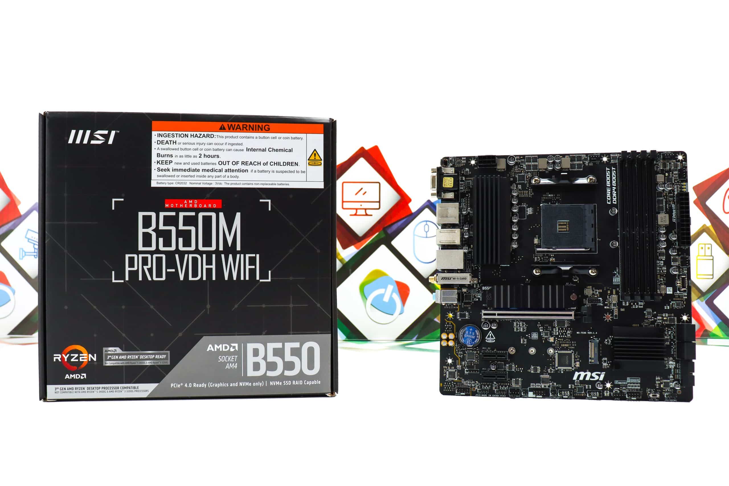 Matična ploča MSI B550M PRO-VDH WiFi