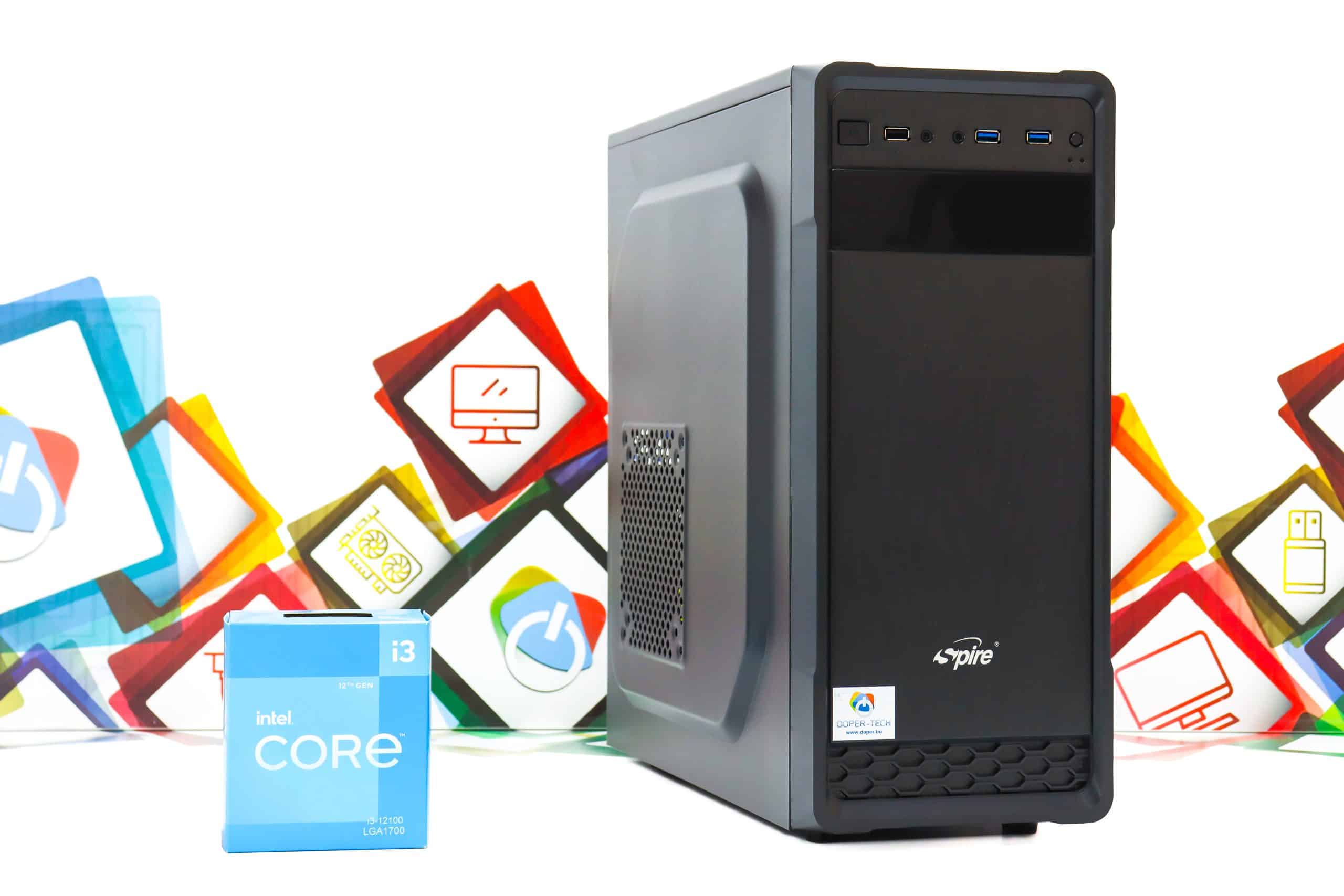 Office PC Spire Supreme 1534-09 i3-12100 250GB SSD 8GB DDR4 - Slika 2