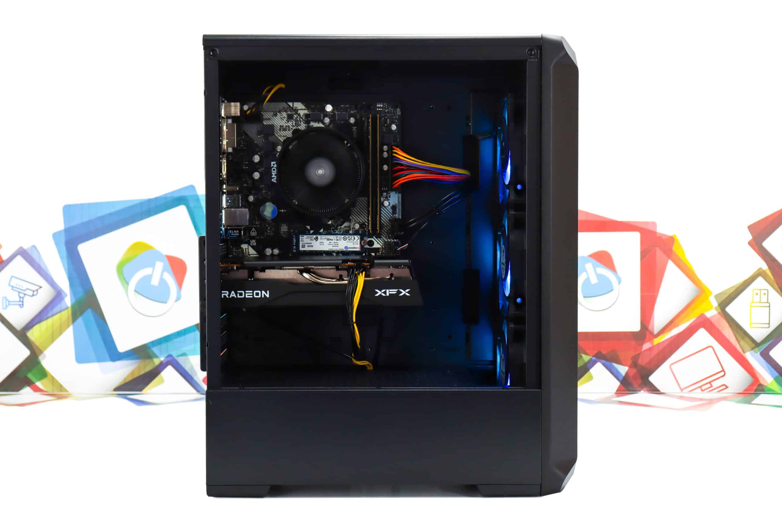 Gaming PC Archon 2 Mesh-58 R5 5500 RX 9060 500GB SSD 16GB DDR4 - Slika 4
