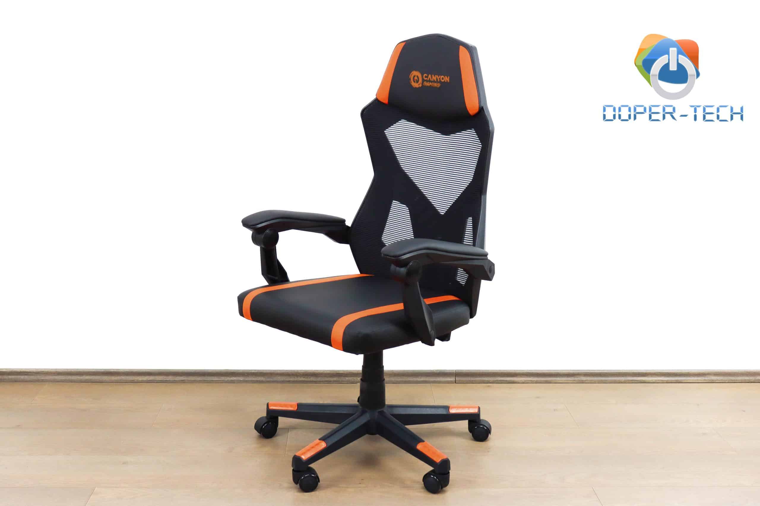 Gaming stolica Canyon Flow MCH01 crno-narandžasta - Slika 2