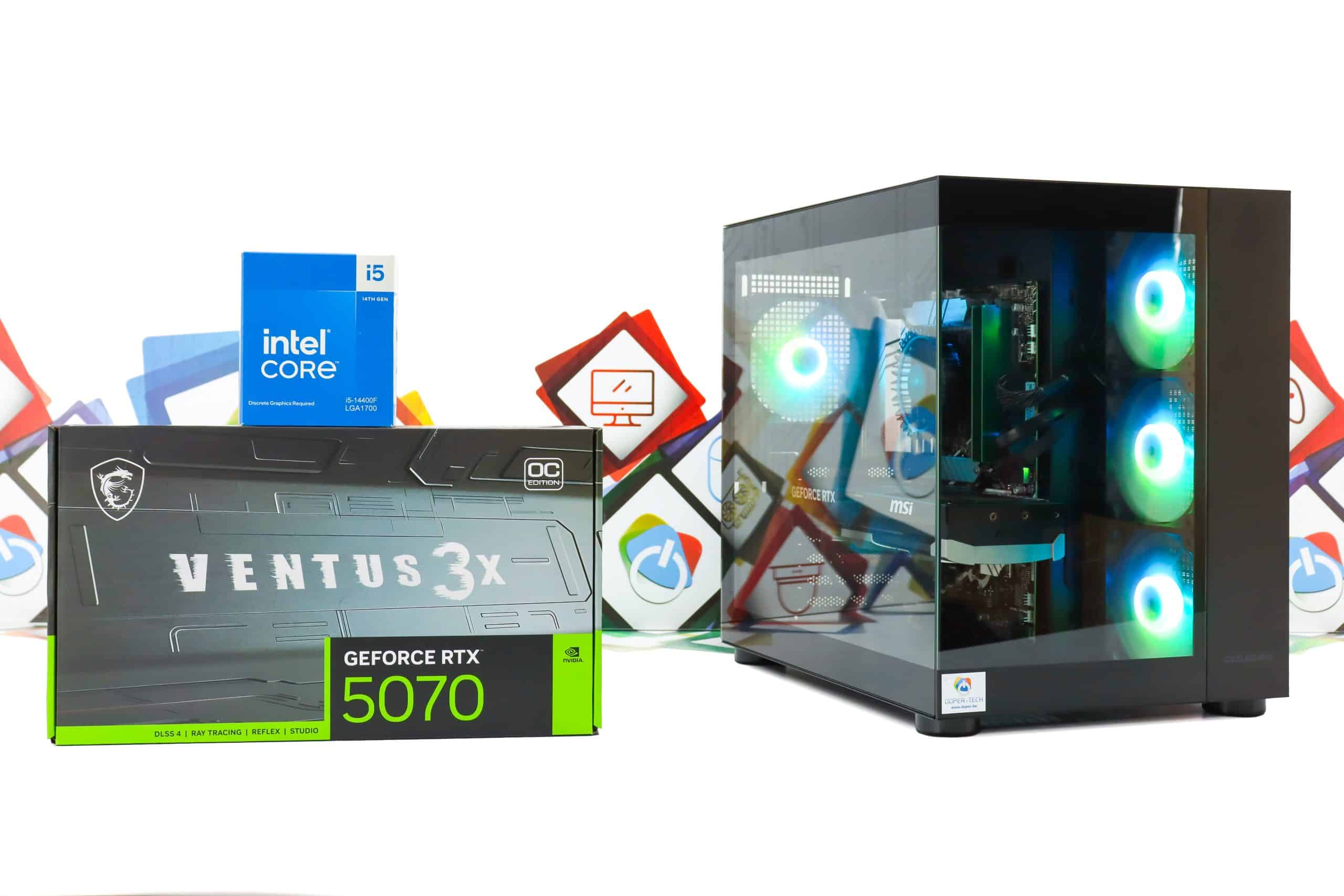 Gaming PC Cougar FV150-07 i5-14400F RTX 5070 1TB SSD 32GB DDR5 - Slika 2