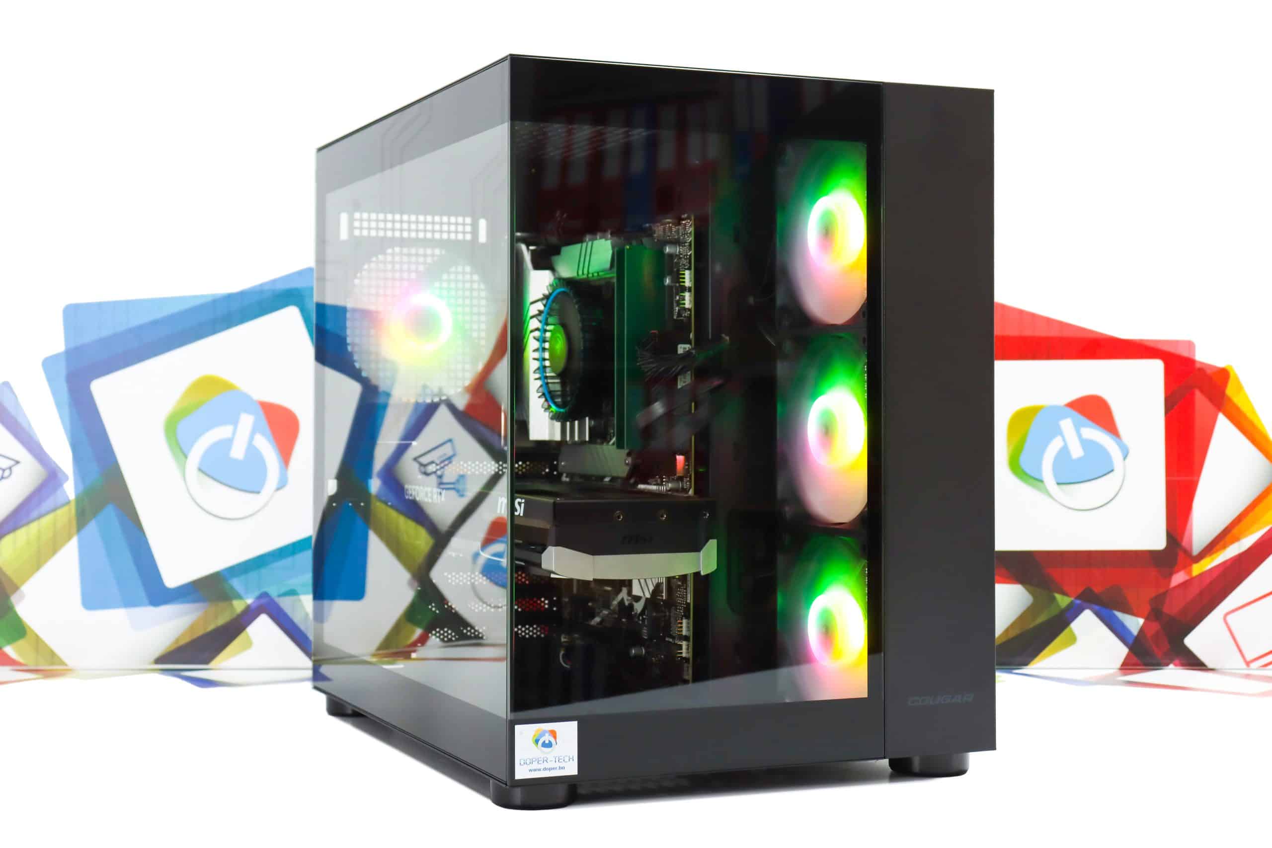 Gaming PC Cougar FV150-07 i5-14400F RTX 5070 1TB SSD 32GB DDR5 - Slika 3