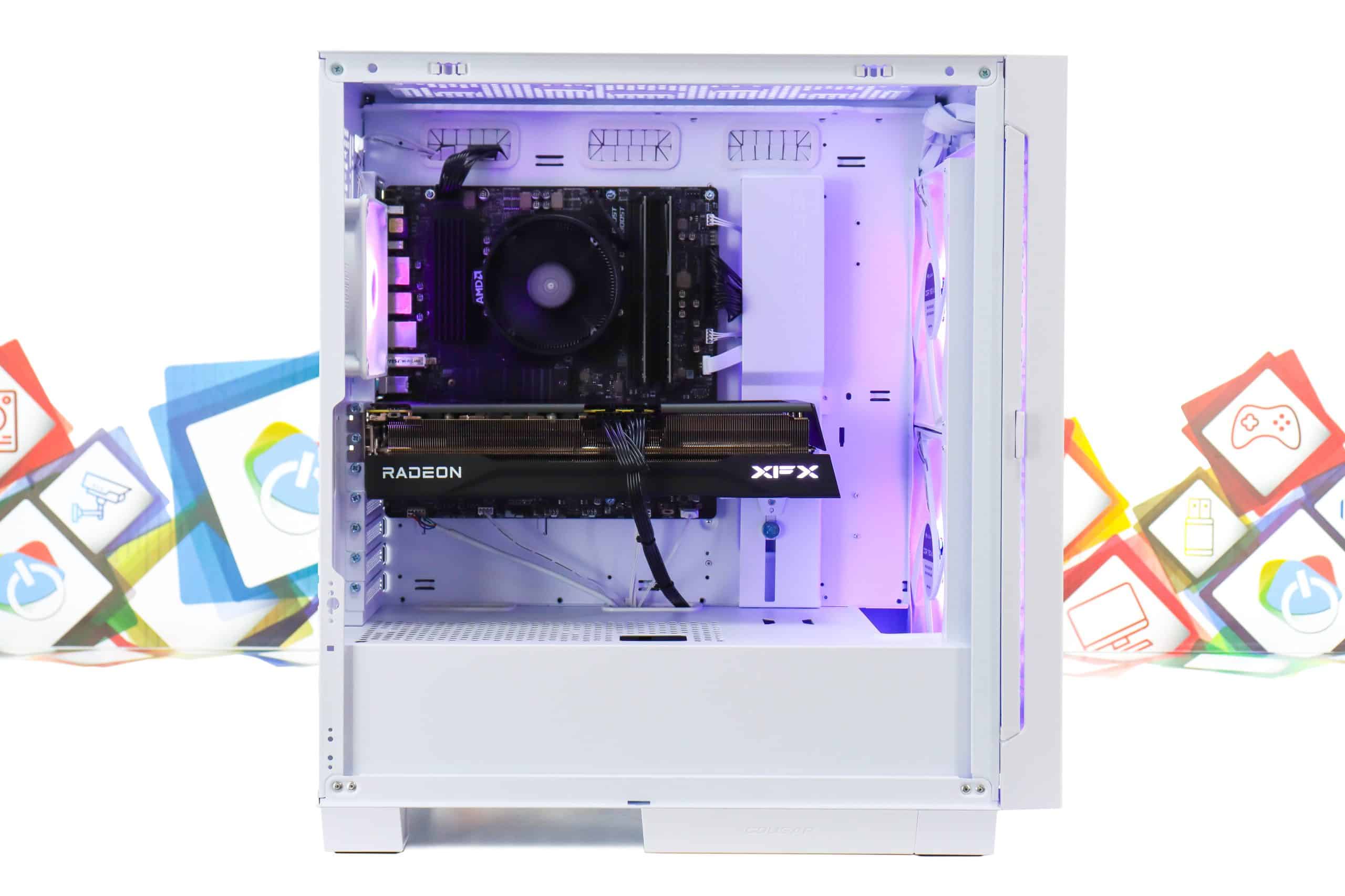 Gaming PC AirFace Eco-03W R5 5600X RX 9070 XT 500GB SSD 16GB DDR4 - Slika 9